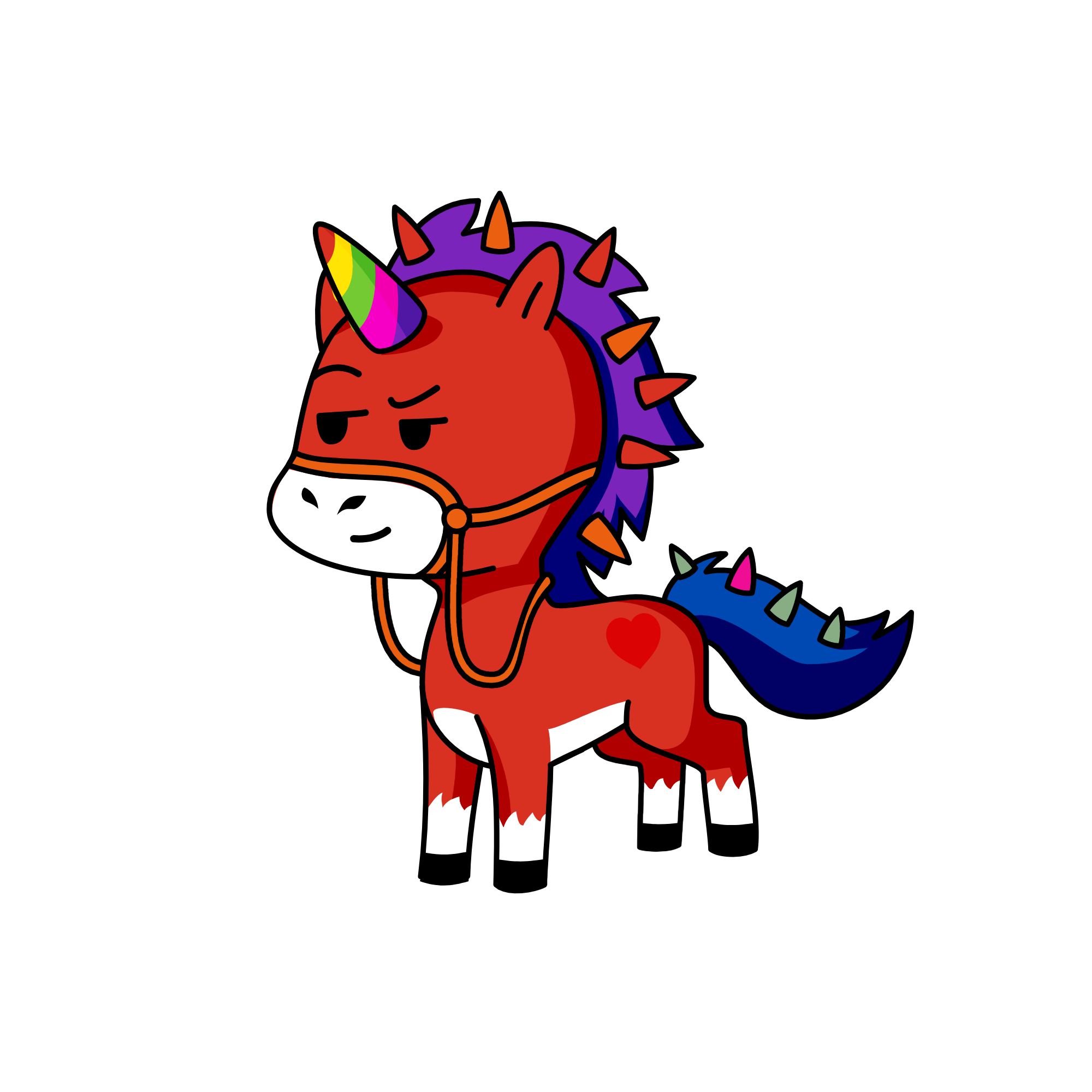 king green, the unicorn