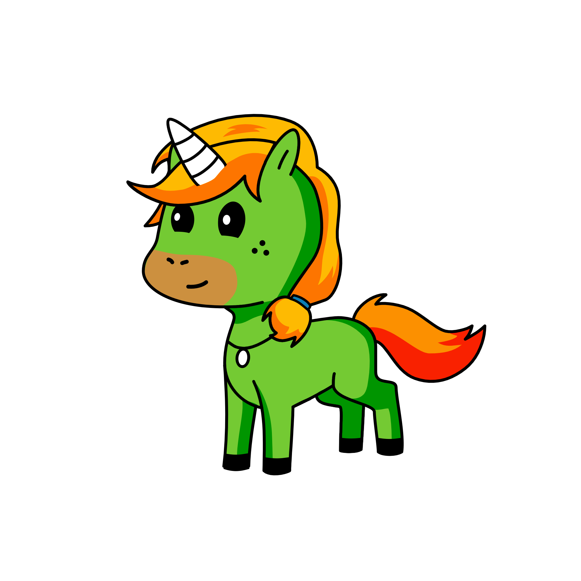 Flossy Buttercup Bright, the unicorn