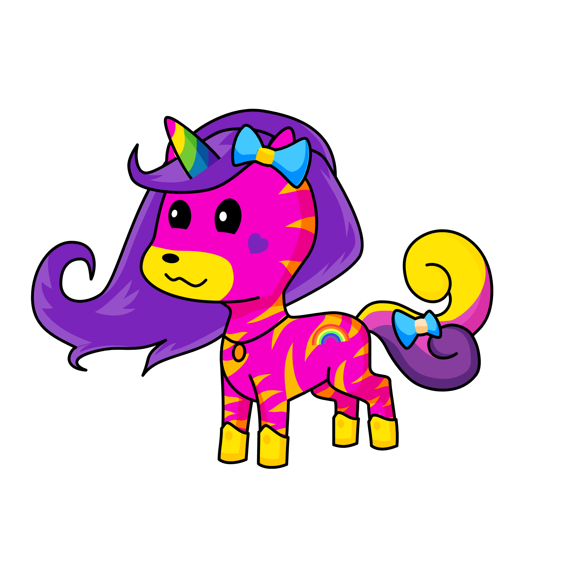 Cuteycorn, the unicorn