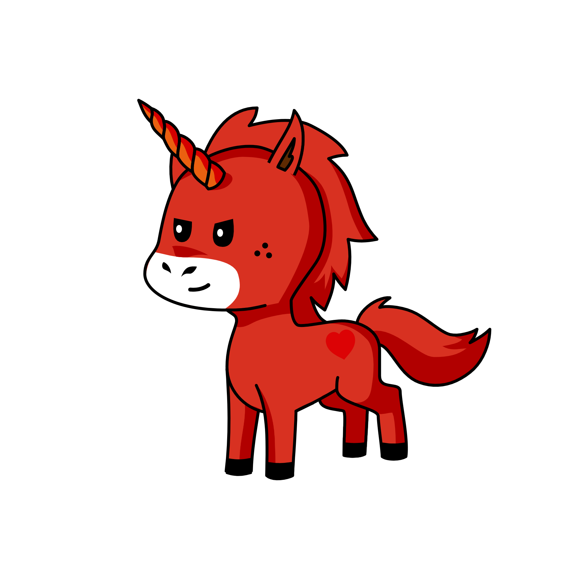 the king, the unicorn