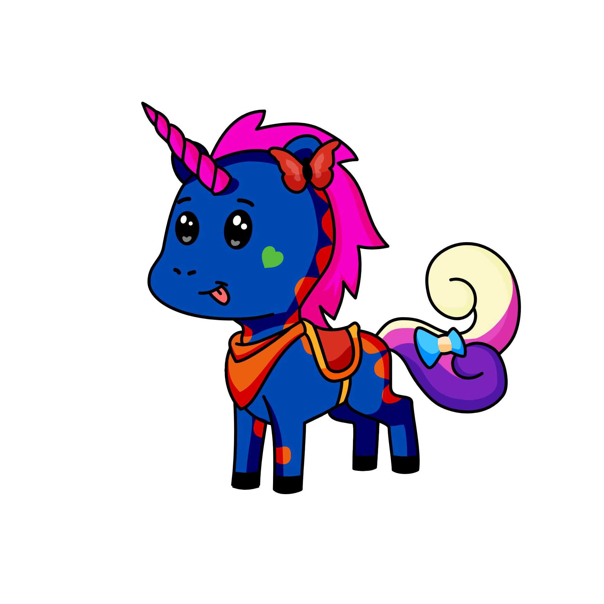 chinnu, the unicorn