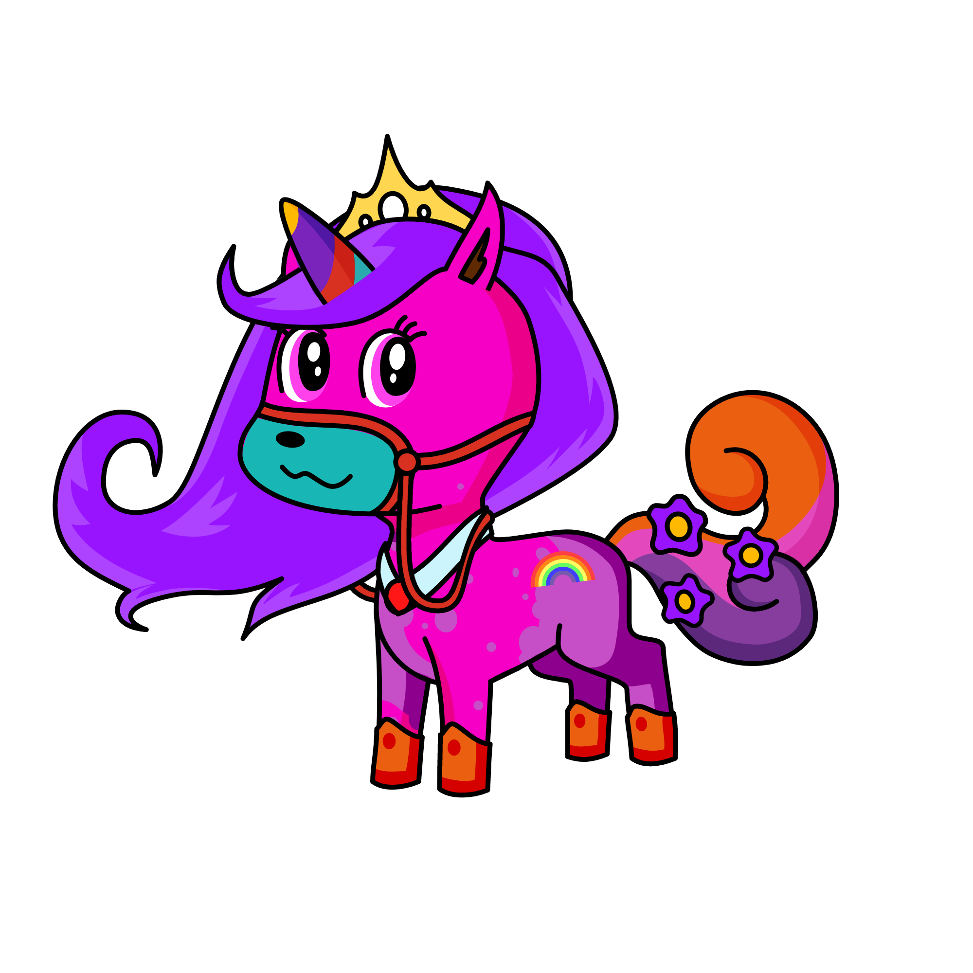 qeenflufly, the unicorn