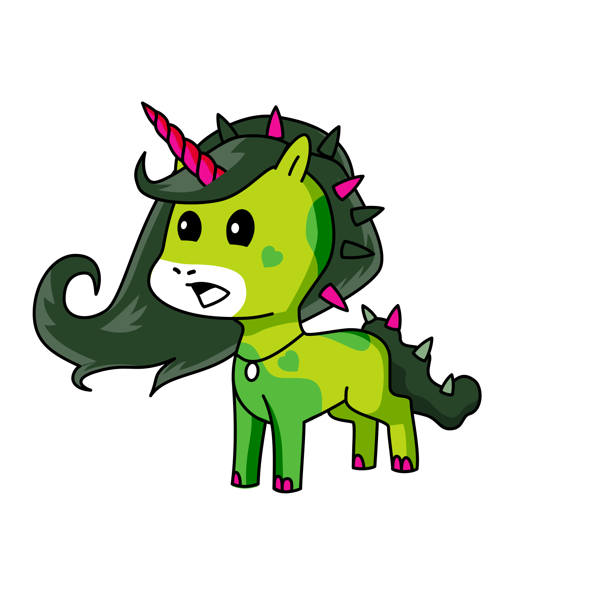 Uni-corn spike , the unicorn