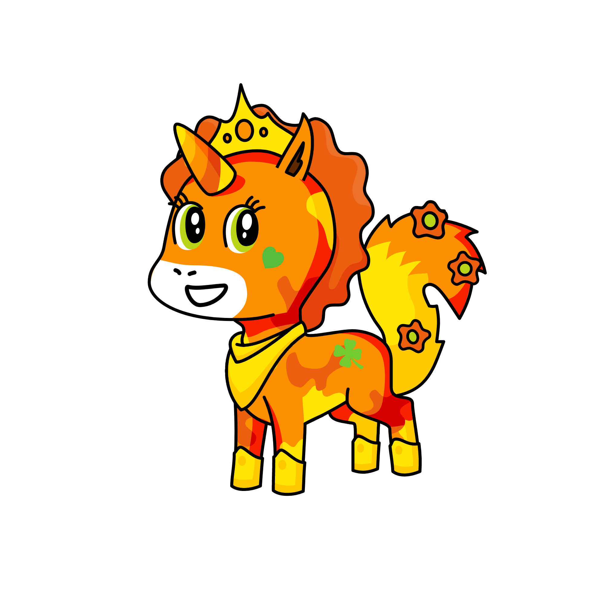 Orangestar, the unicorn
