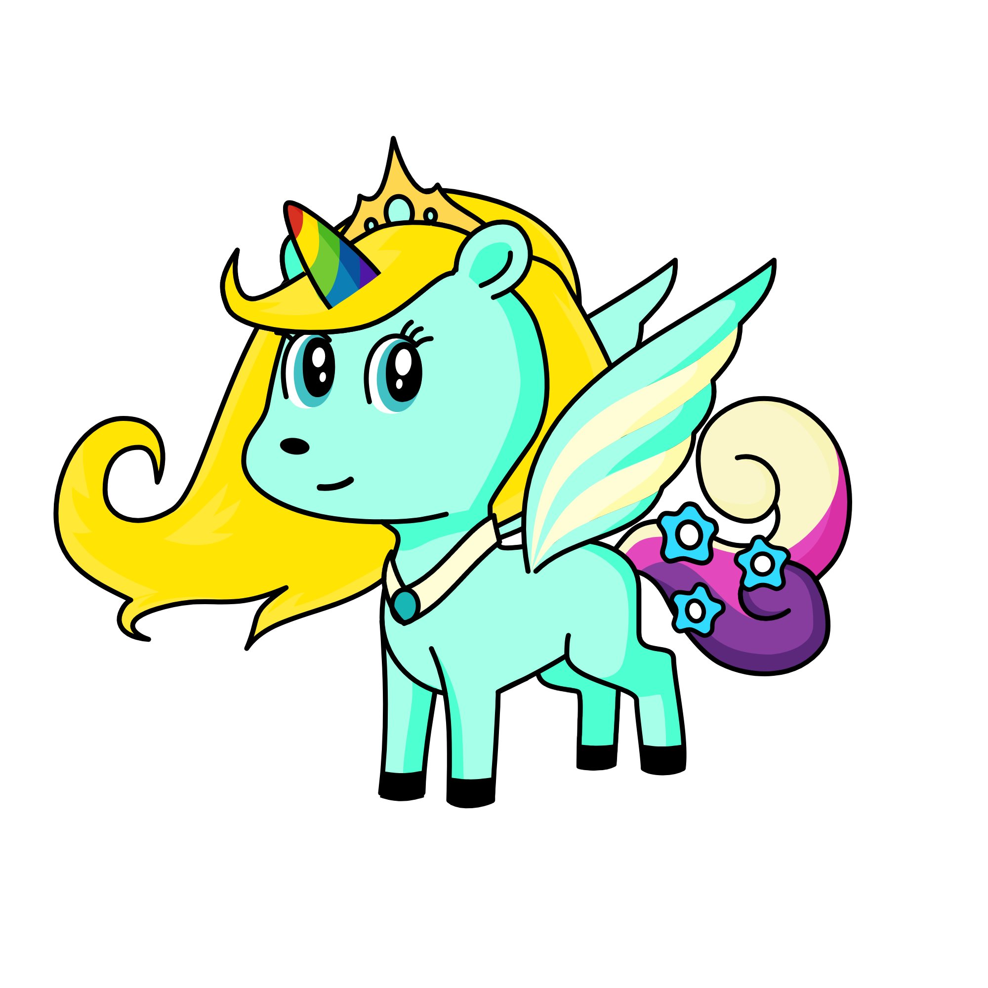 princess creama emarald, the unicorn