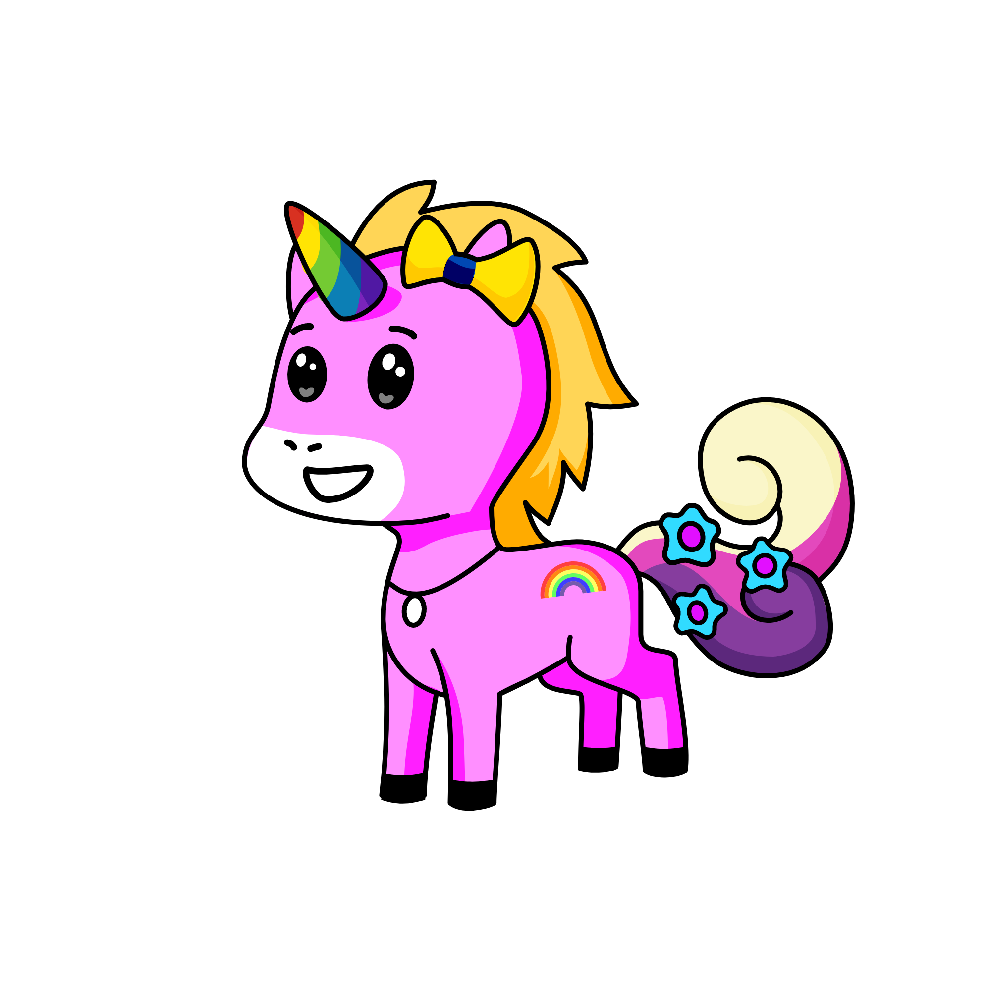 Cupcake, the unicorn