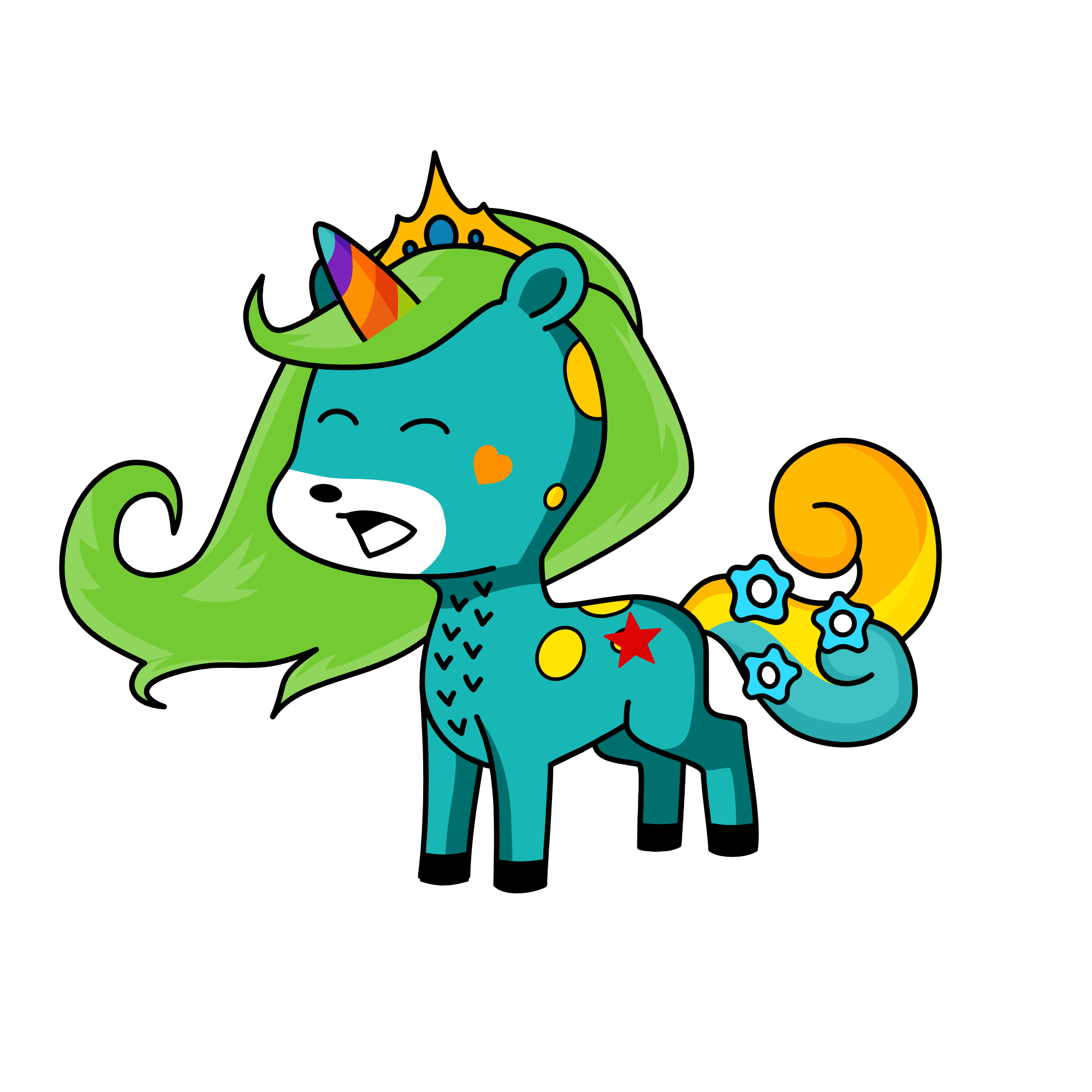 Evelin, the unicorn