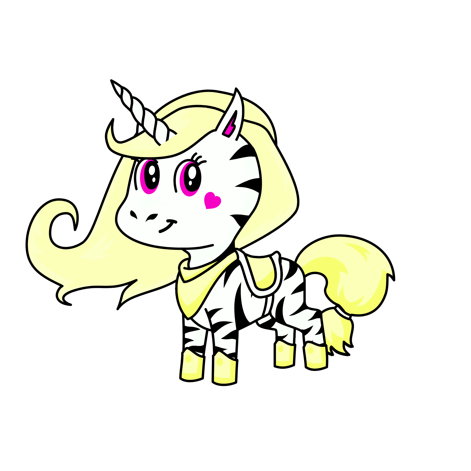 Cream, the unicorn