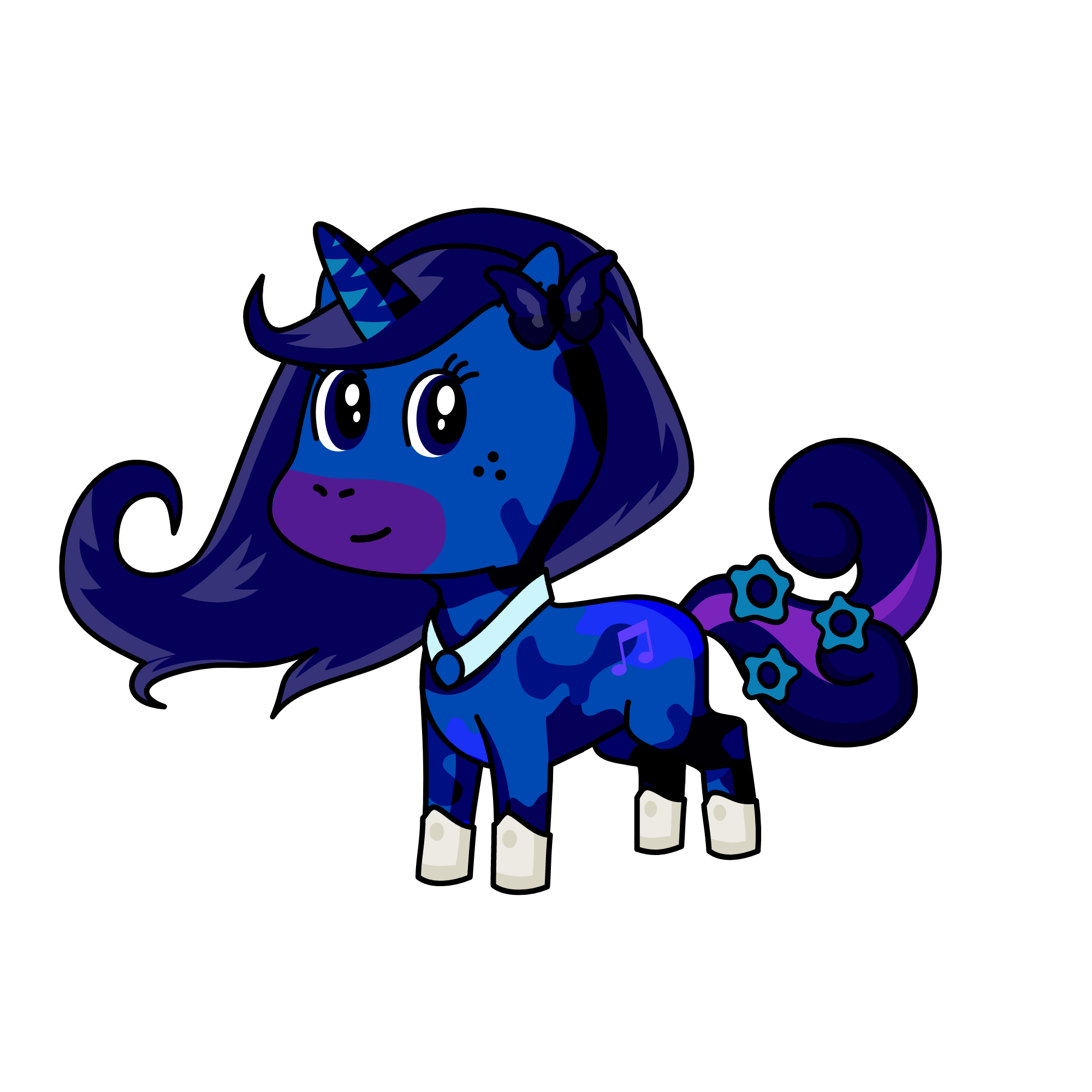 Dark Knight, the unicorn