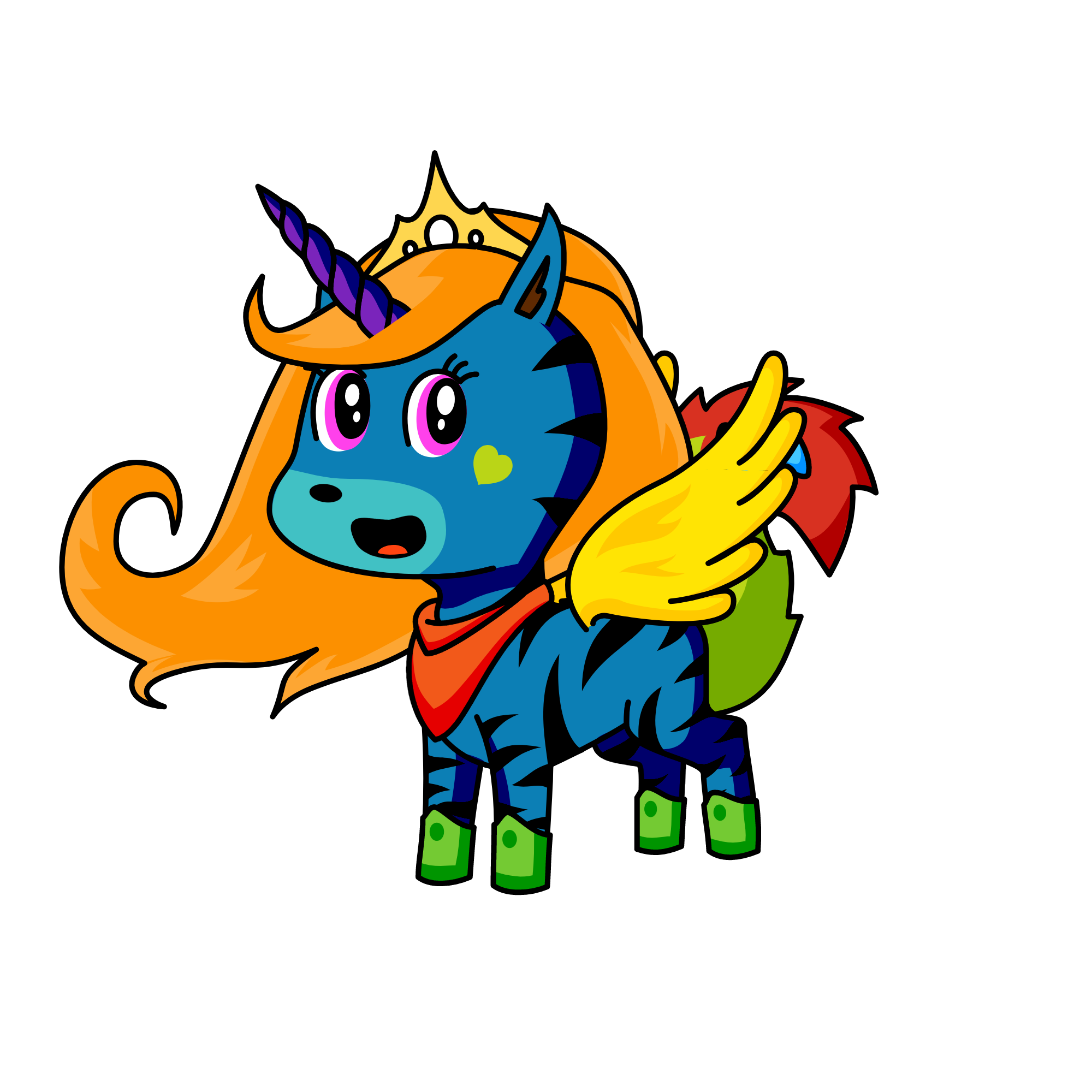 Princess Flowa, the unicorn