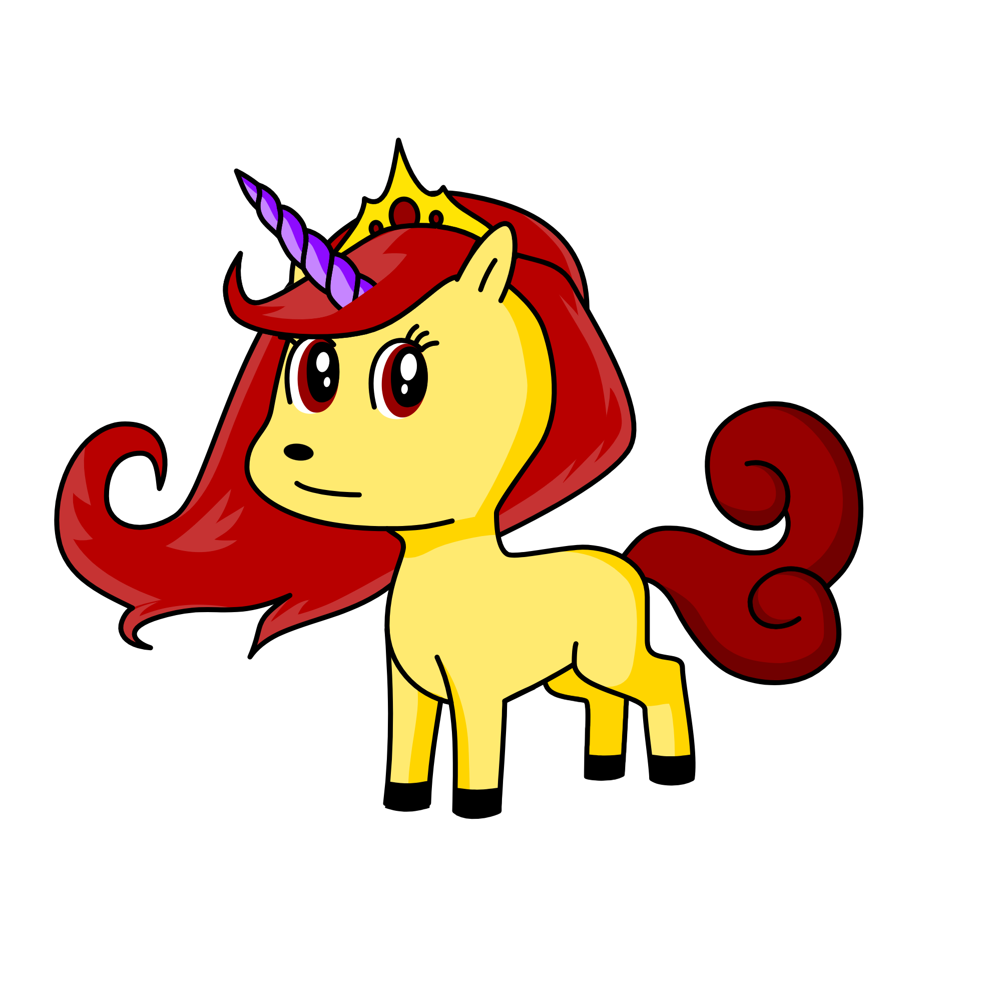I CRUSHED YOU, the unicorn