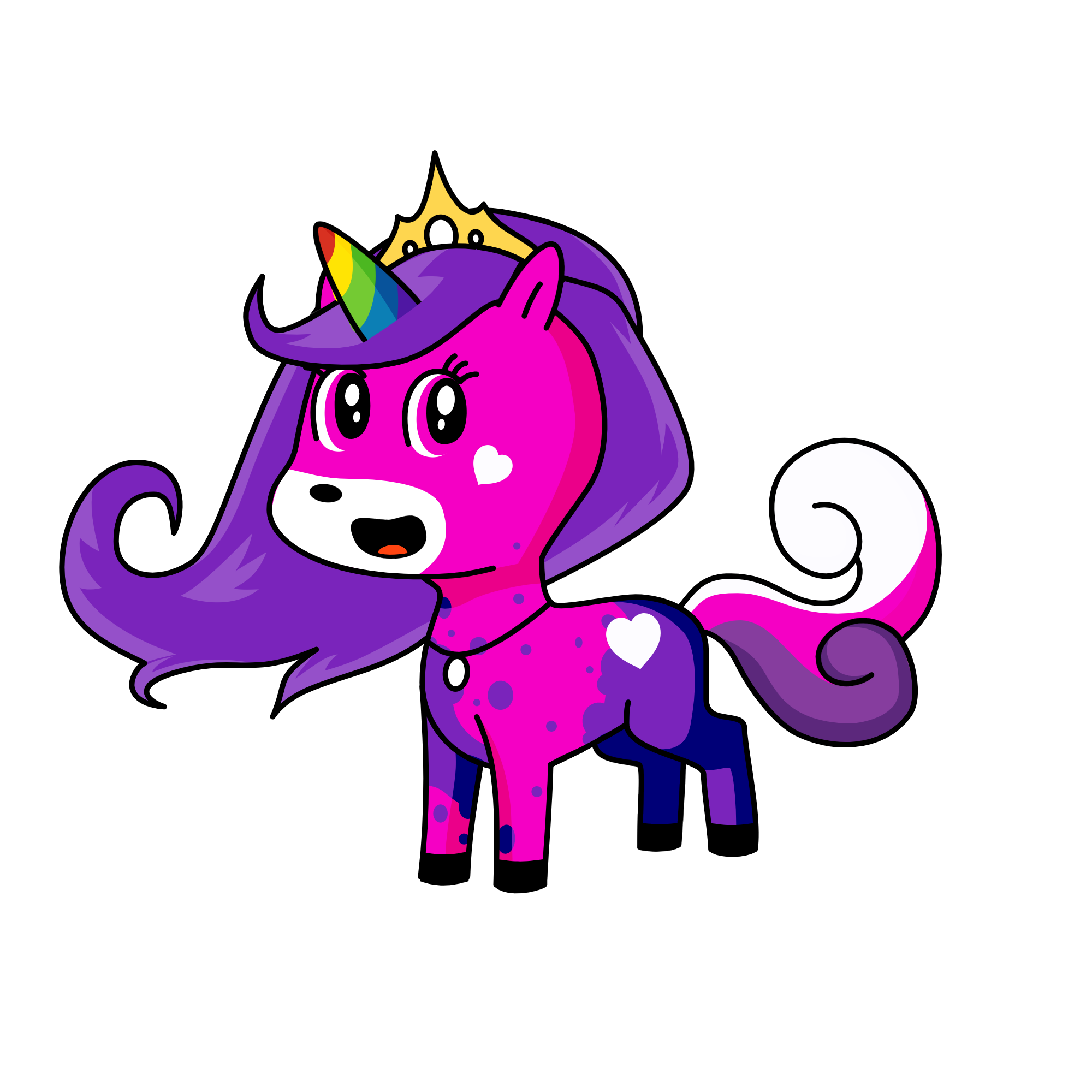 Notebook Unicorn, the unicorn