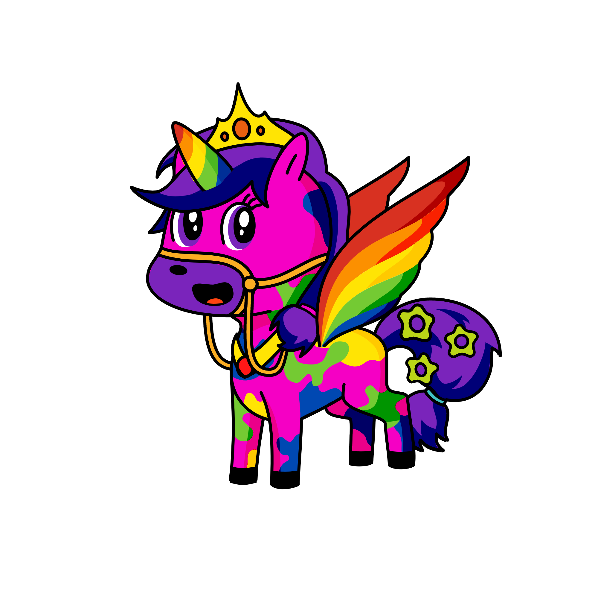 Rainbow Shine, the unicorn