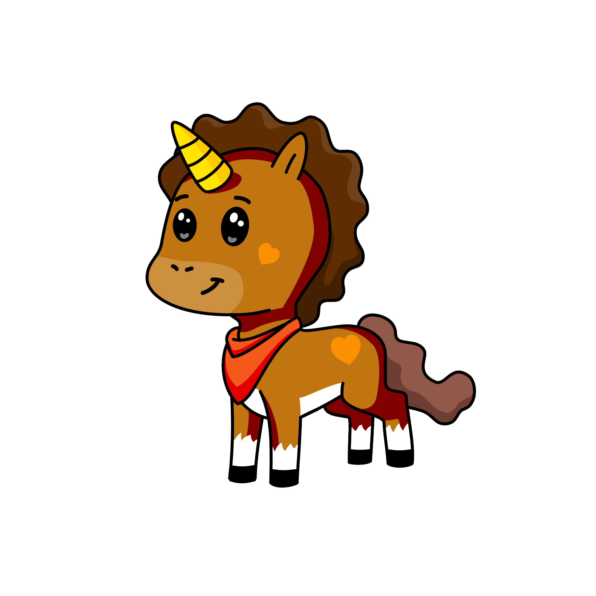 Apple Jack the dumb version, the unicorn