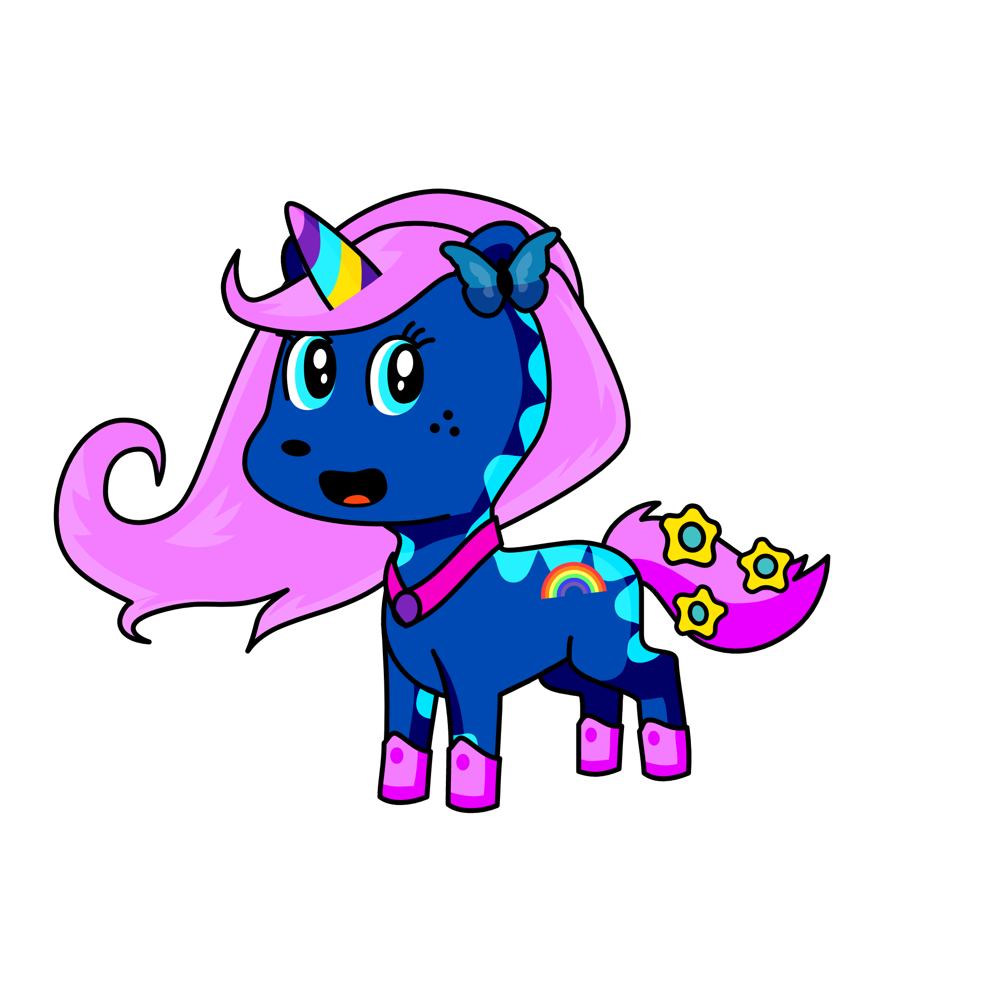 Tulip, the unicorn