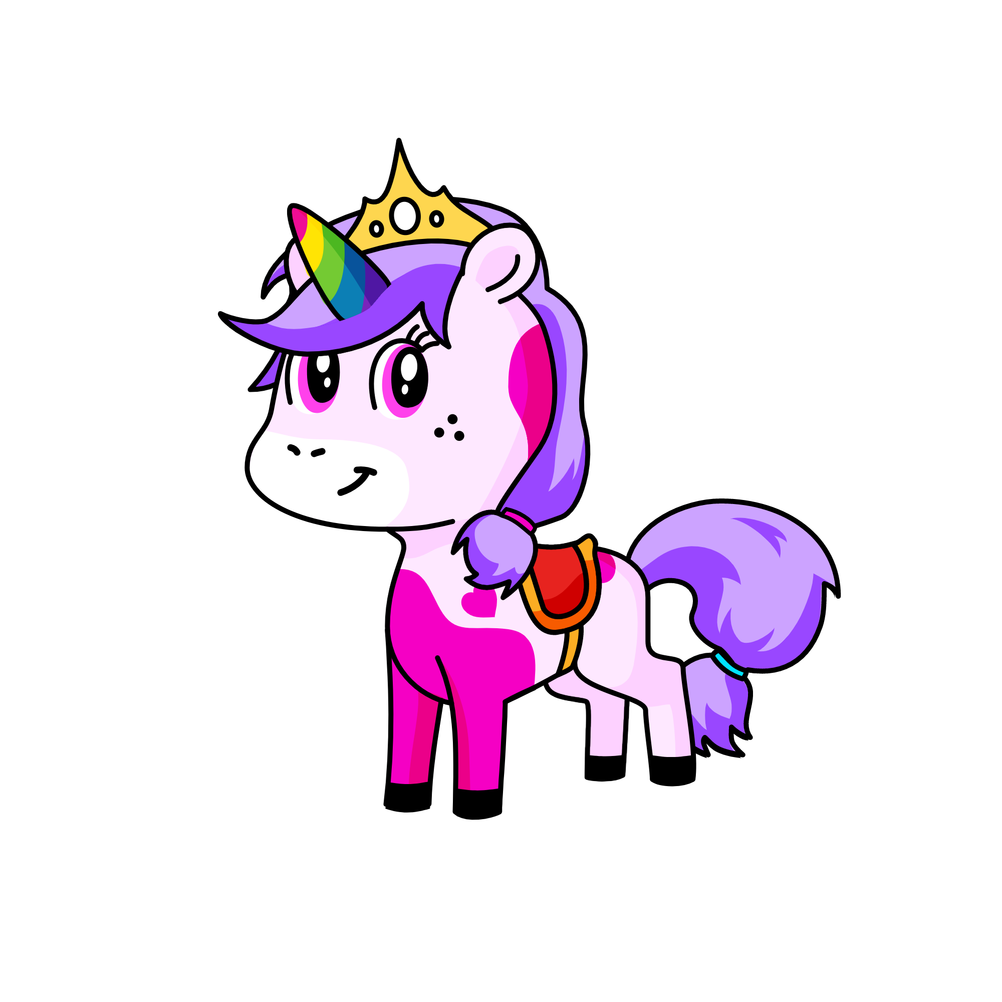 Pinky, the unicorn