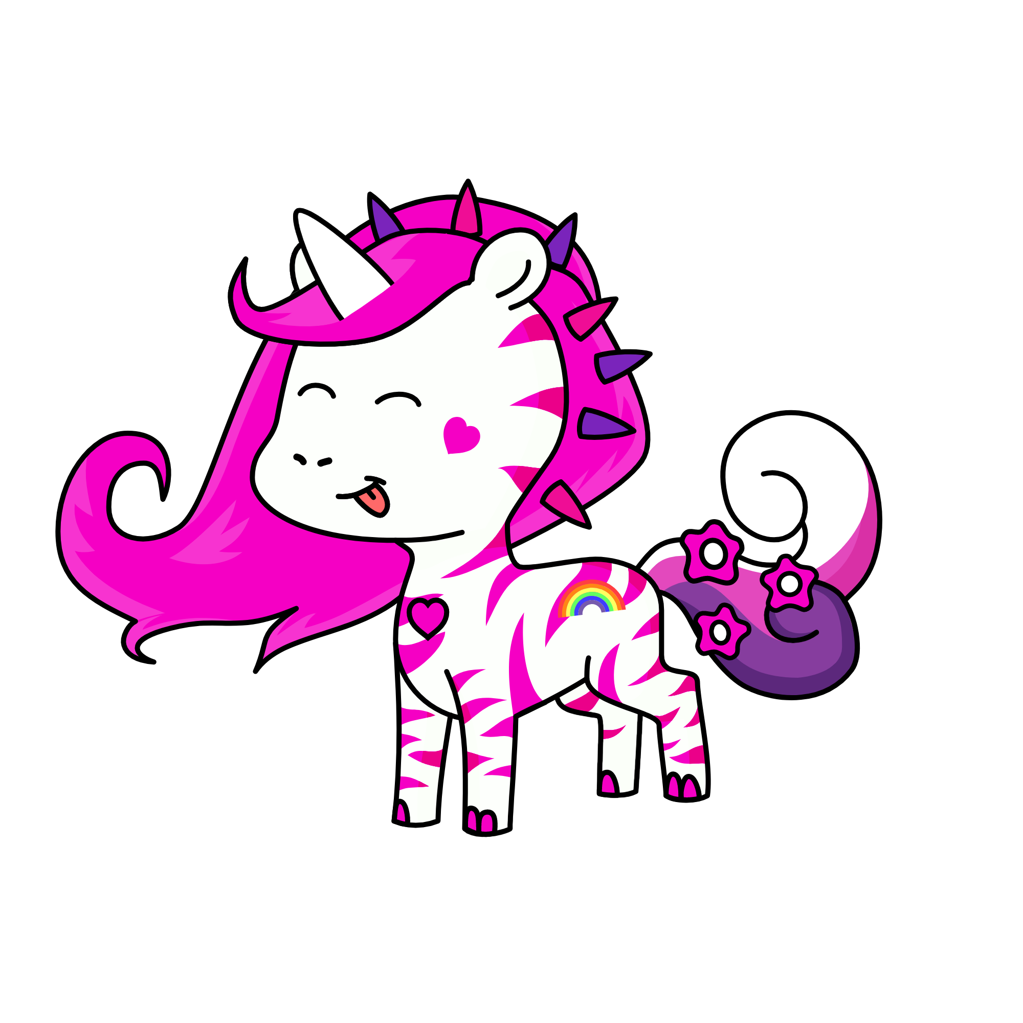 EKSTRA PINK UNICORN, the unicorn