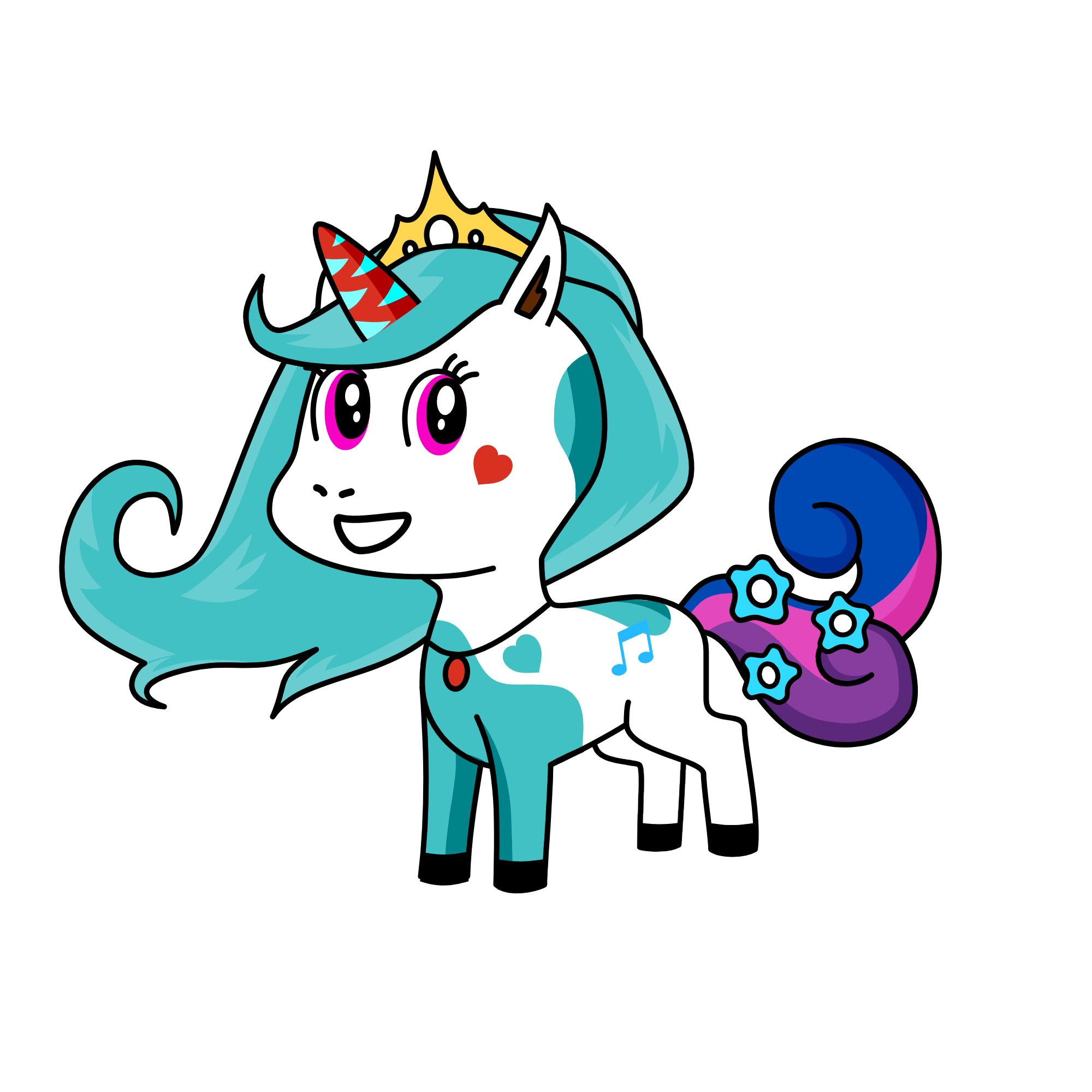 Sky, the unicorn