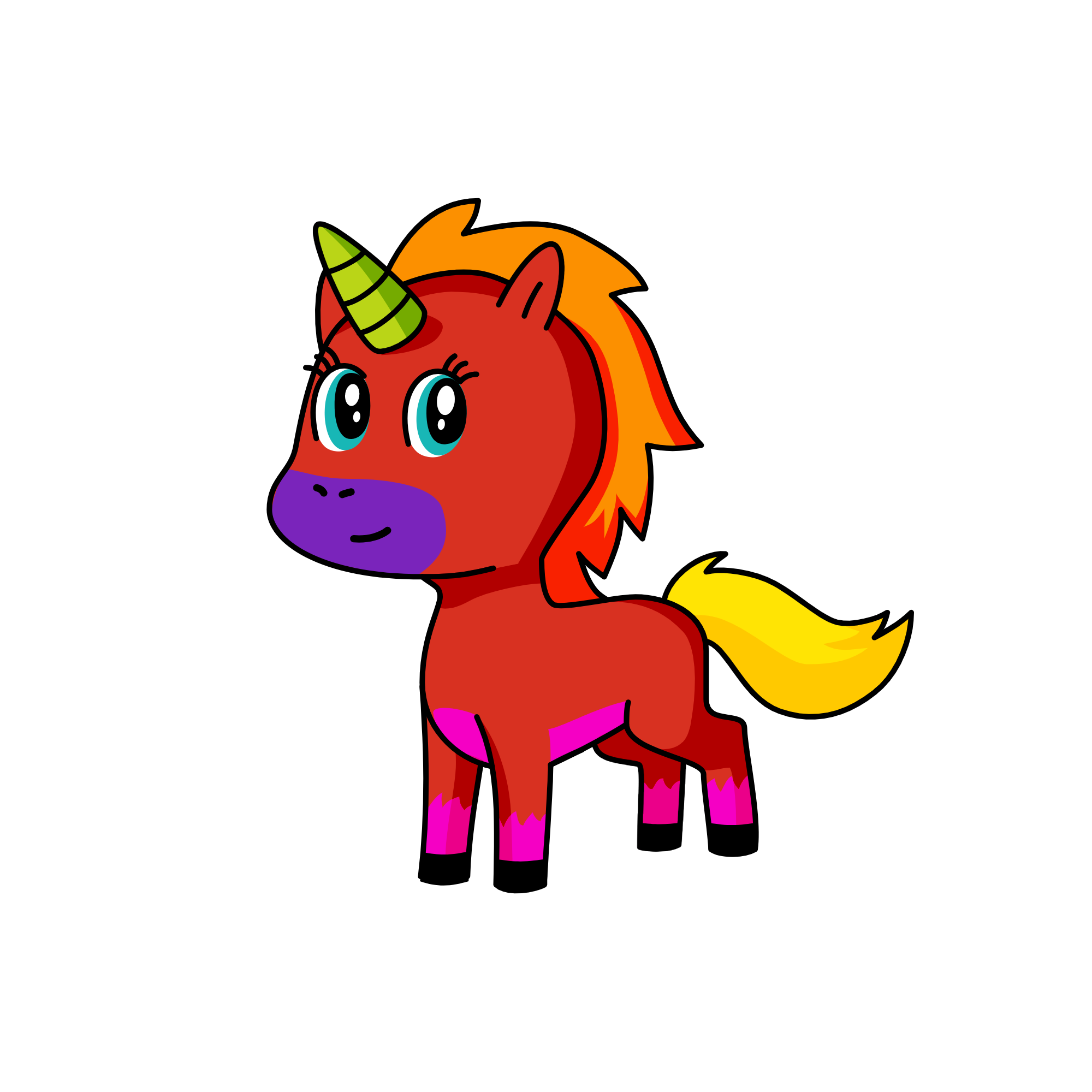 rainbow, the unicorn