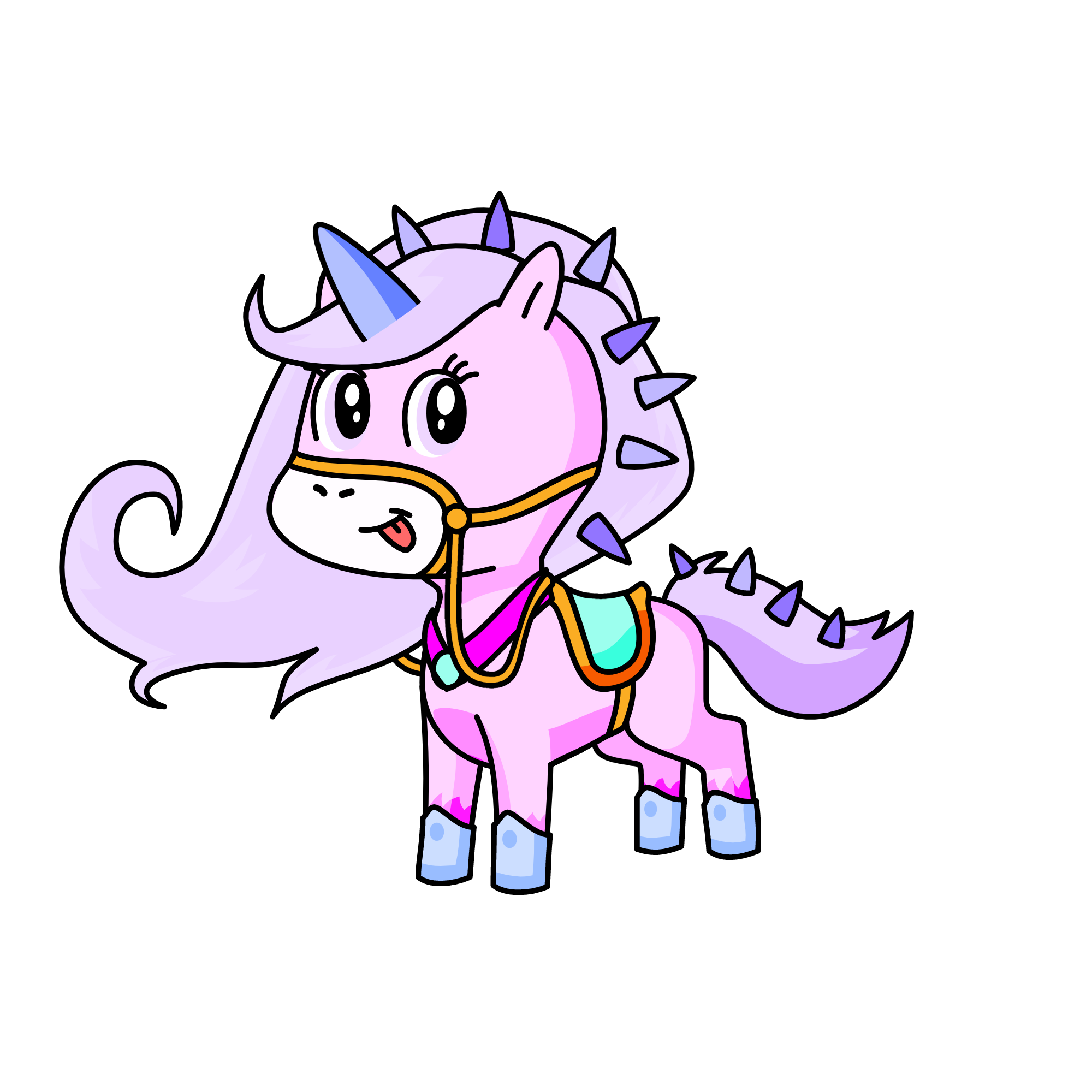 Pinky, the unicorn