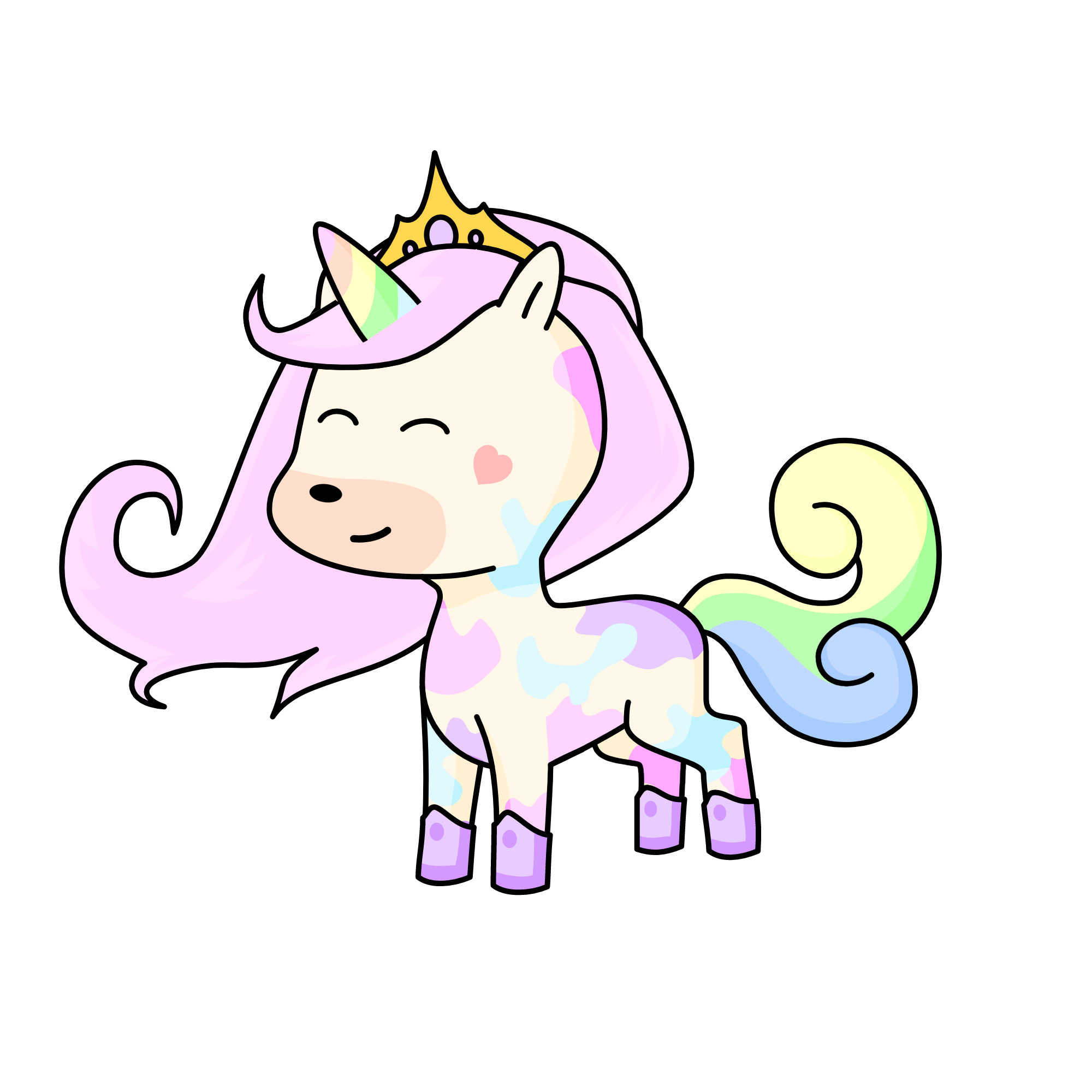 Pastel, the unicorn