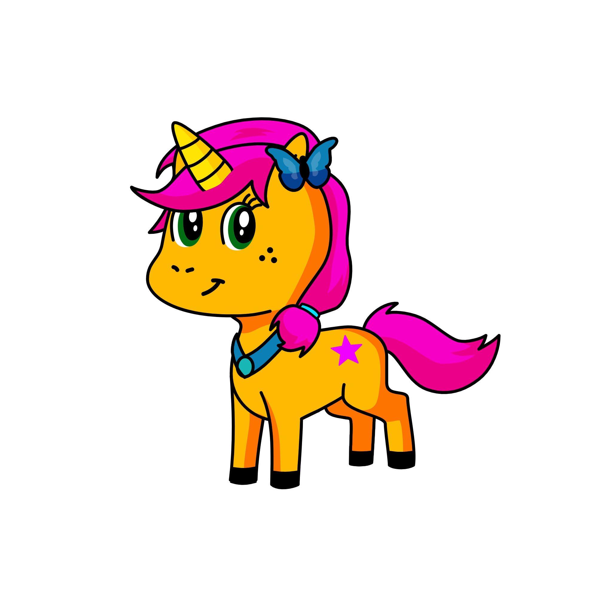 Sunny, the unicorn