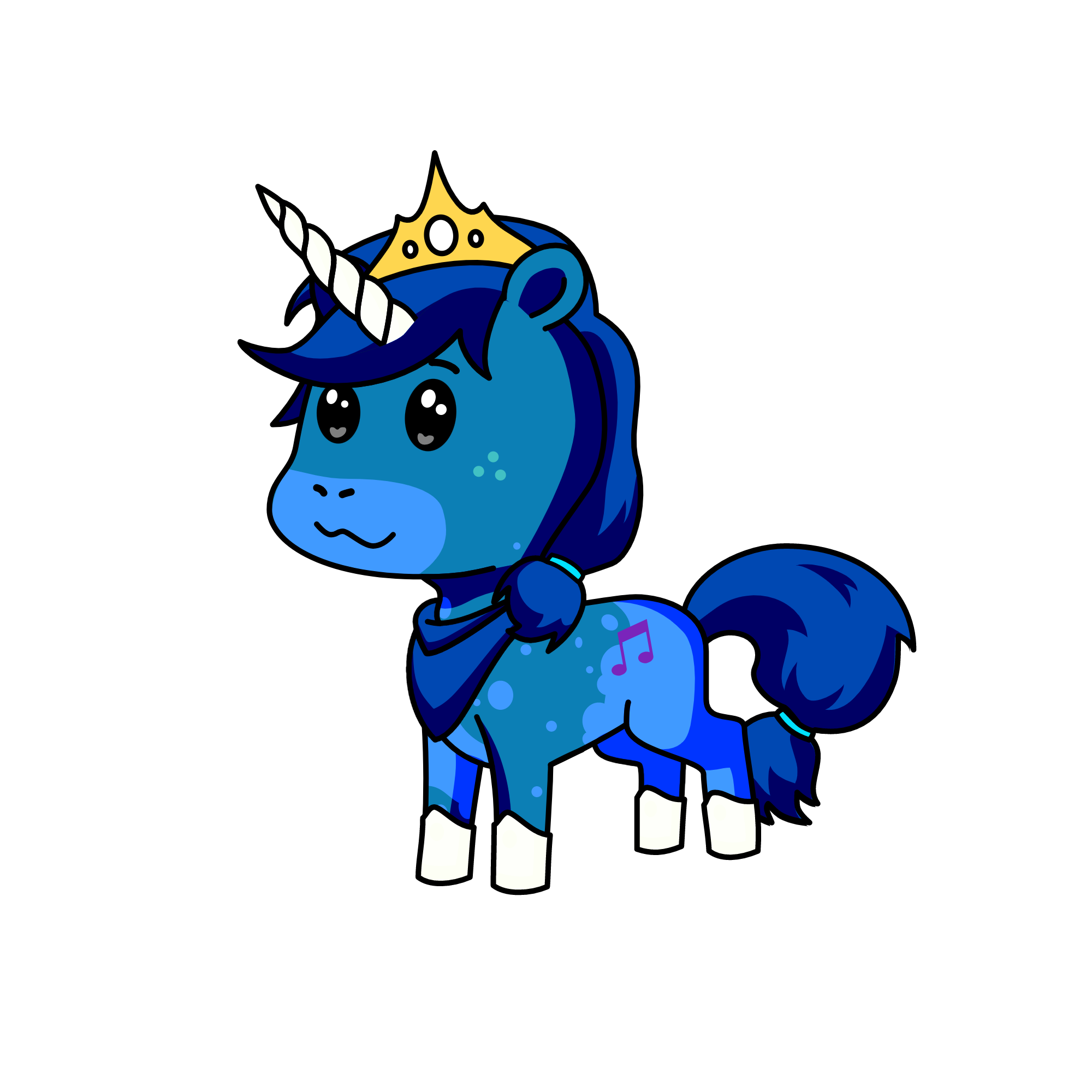 Midnight, the unicorn