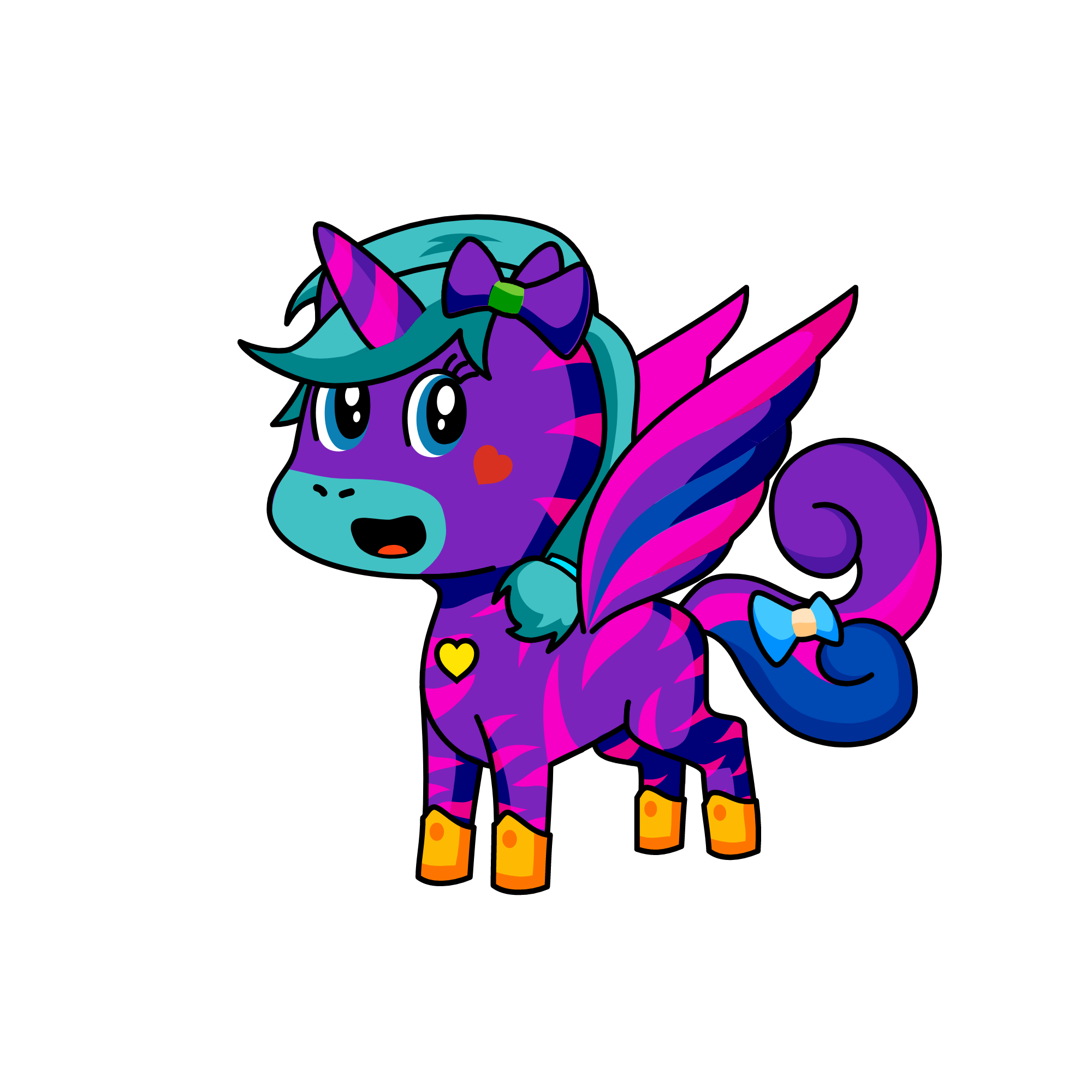 Snowcutter, the unicorn