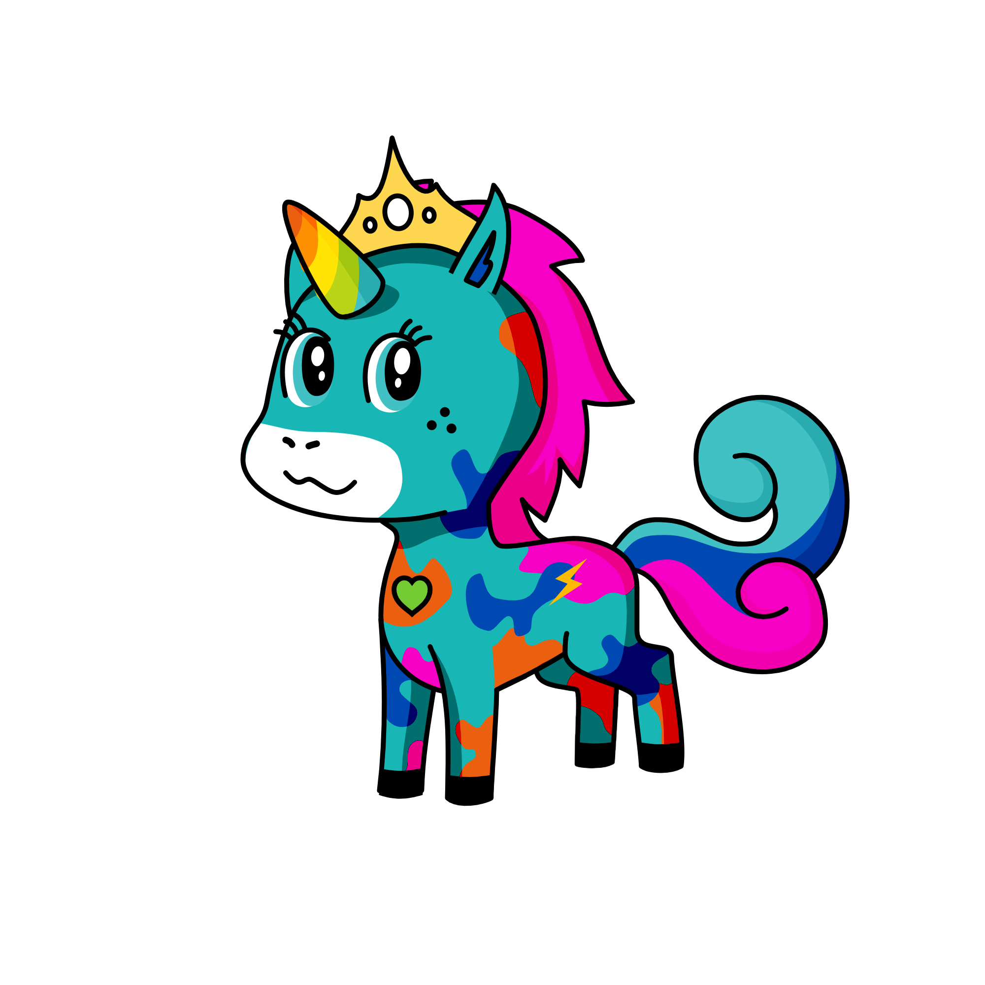 fireflame, the unicorn