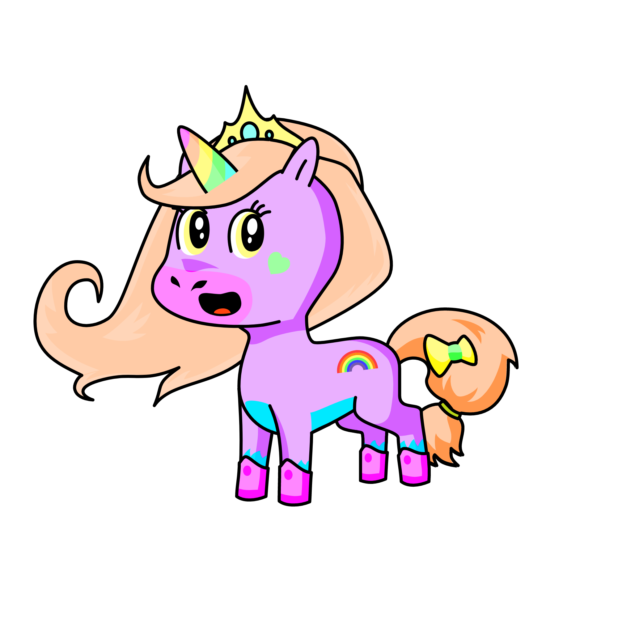 Pastel, the unicorn