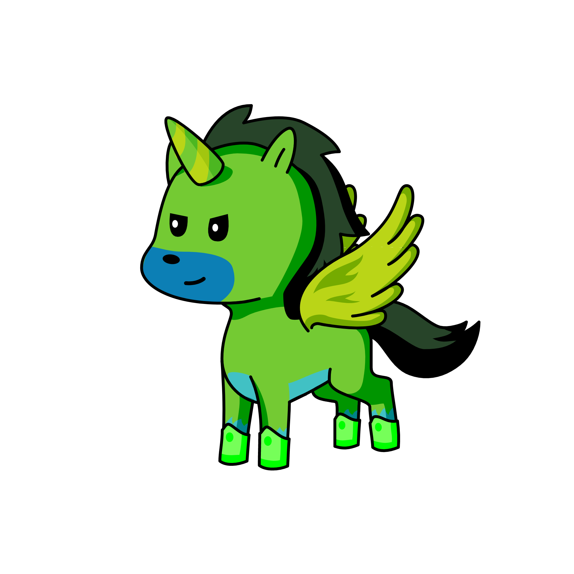 Earth Prince, the unicorn