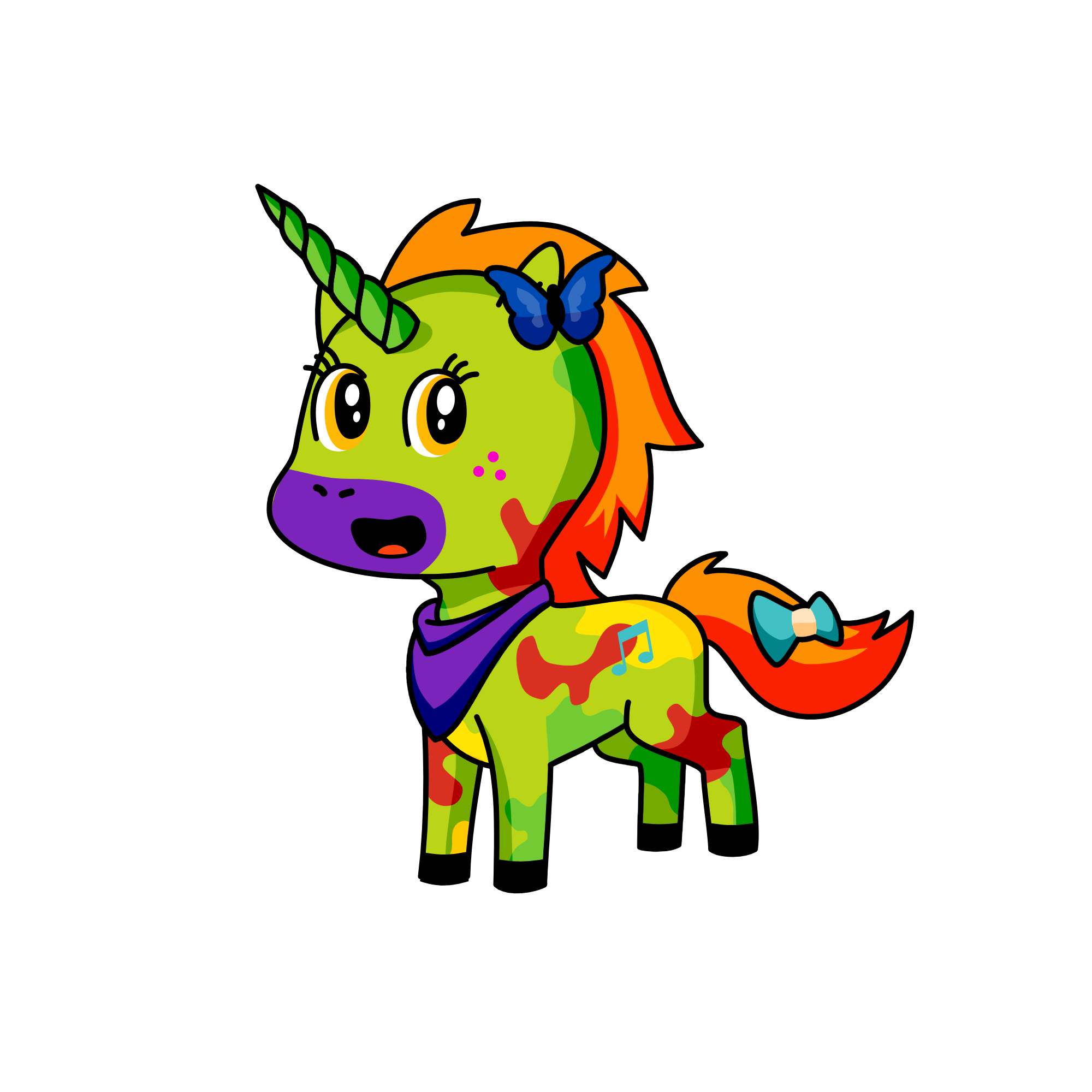 Ovie, the unicorn
