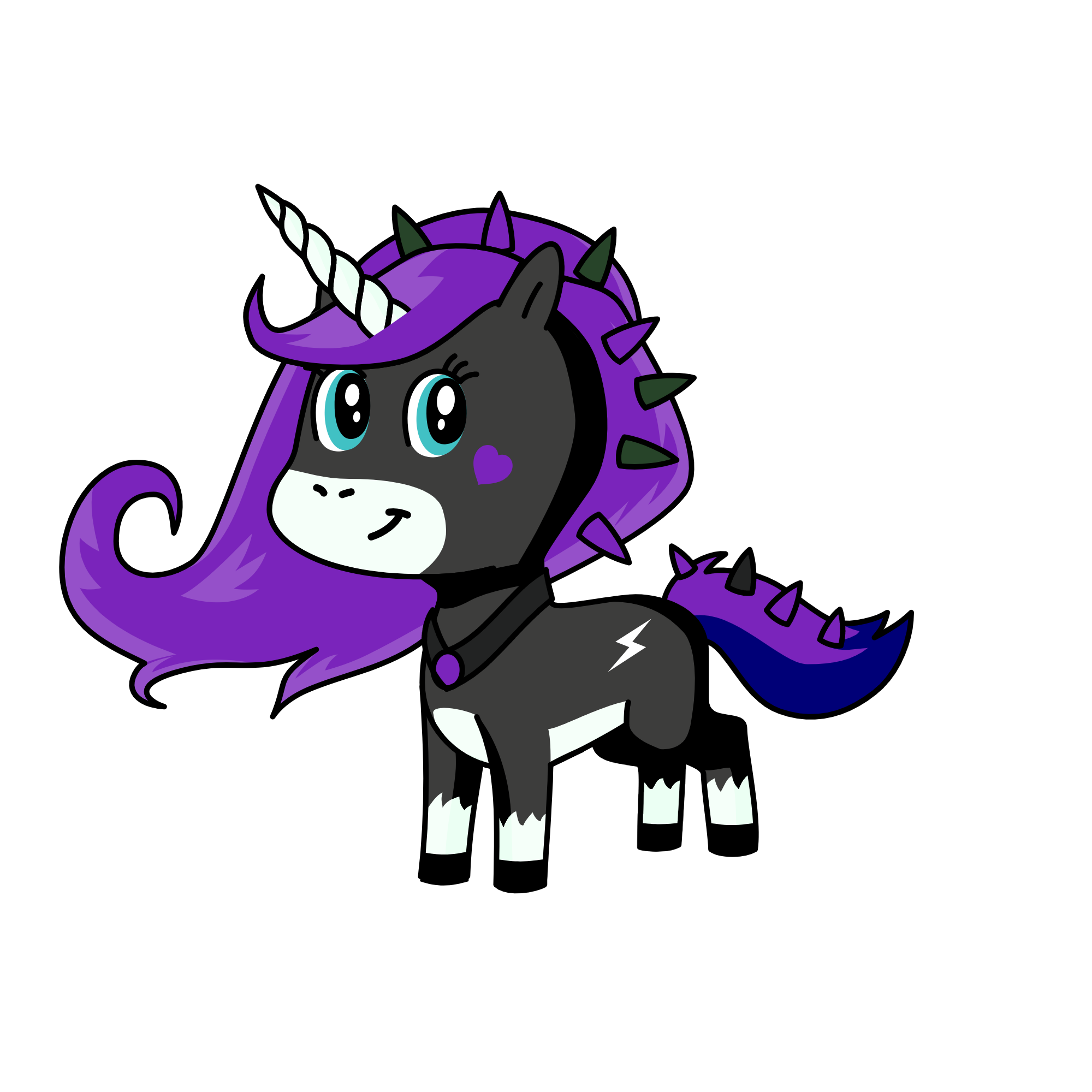 Violeit , the unicorn