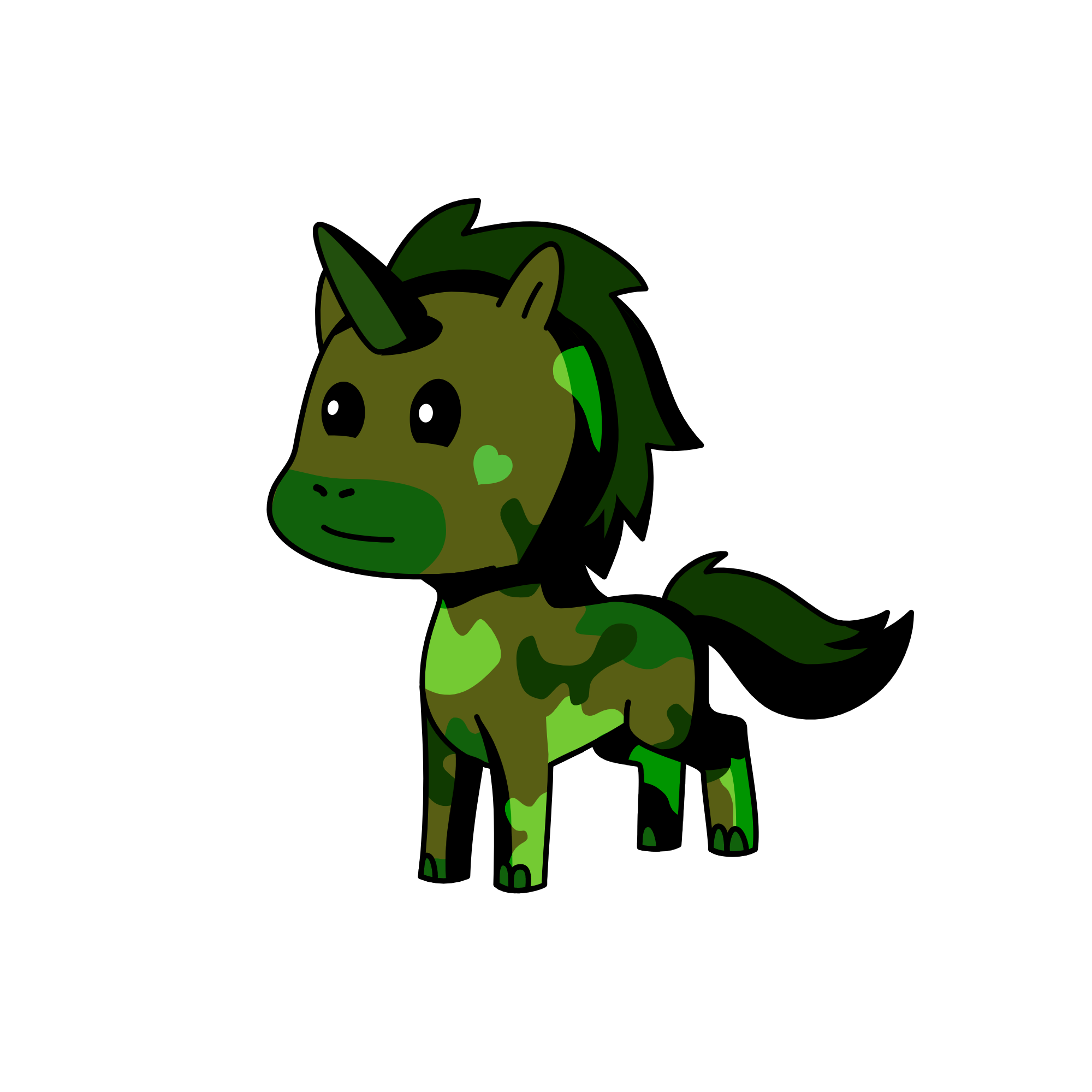 Army Veteran, the unicorn