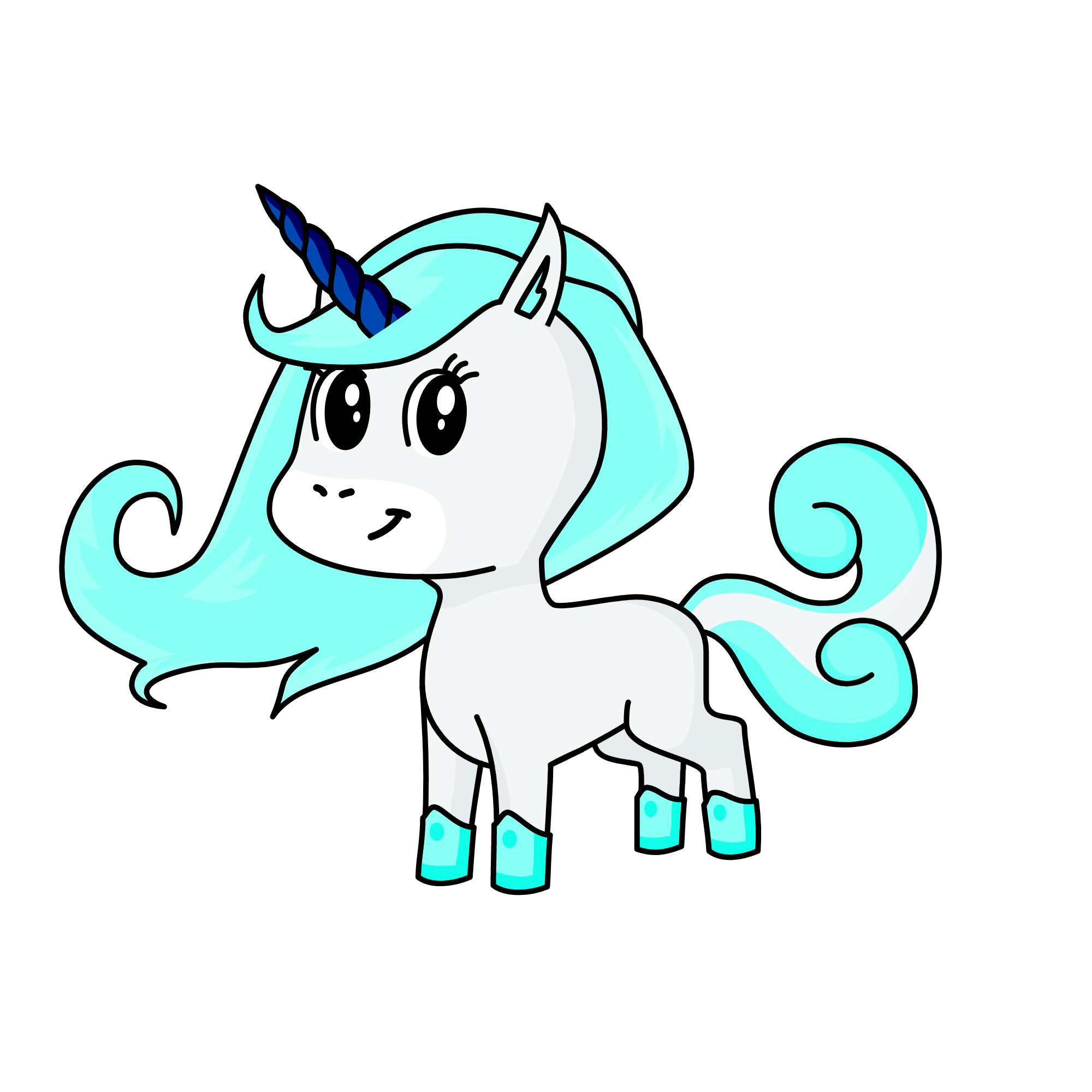 alolan vulpix, the unicorn