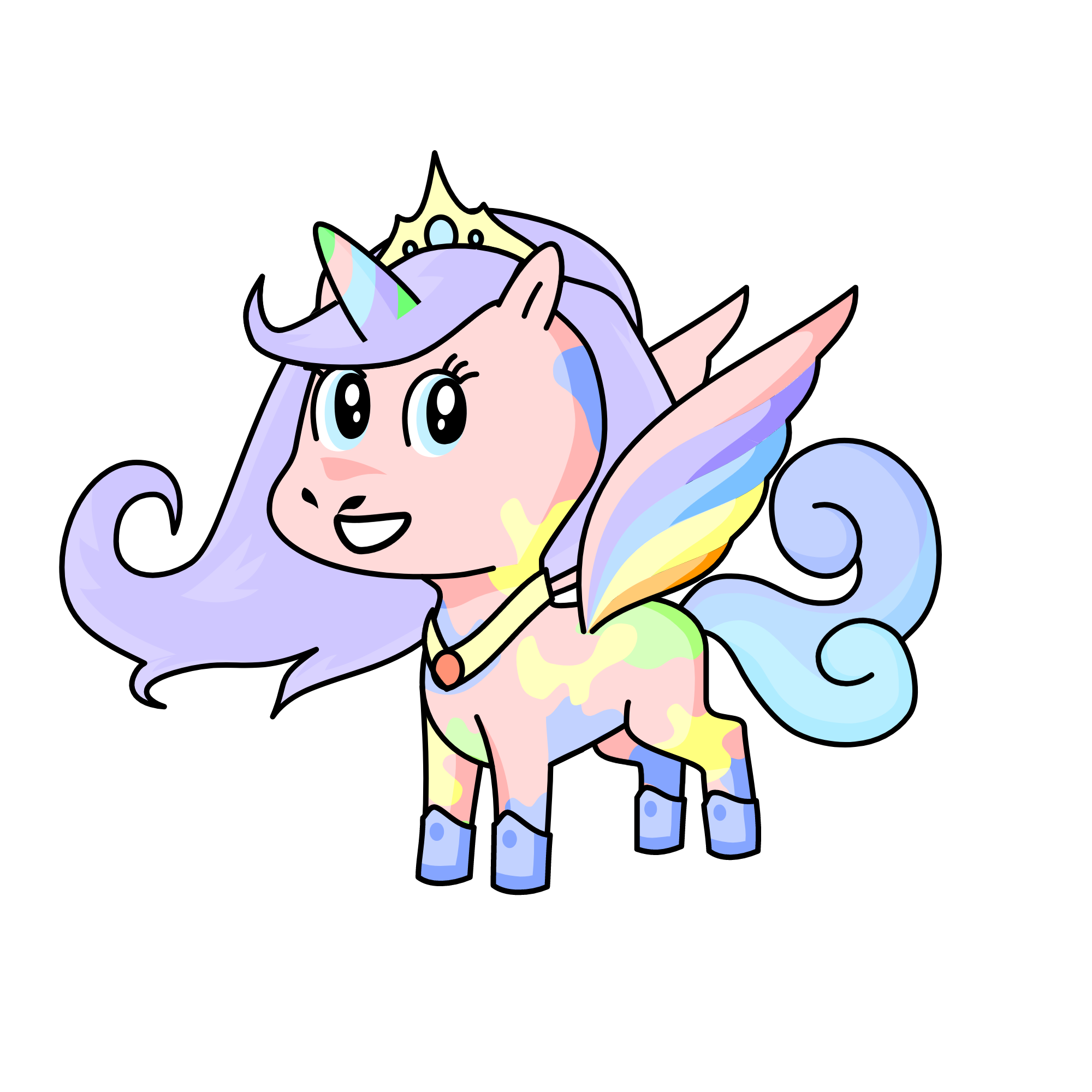 pastel, the unicorn