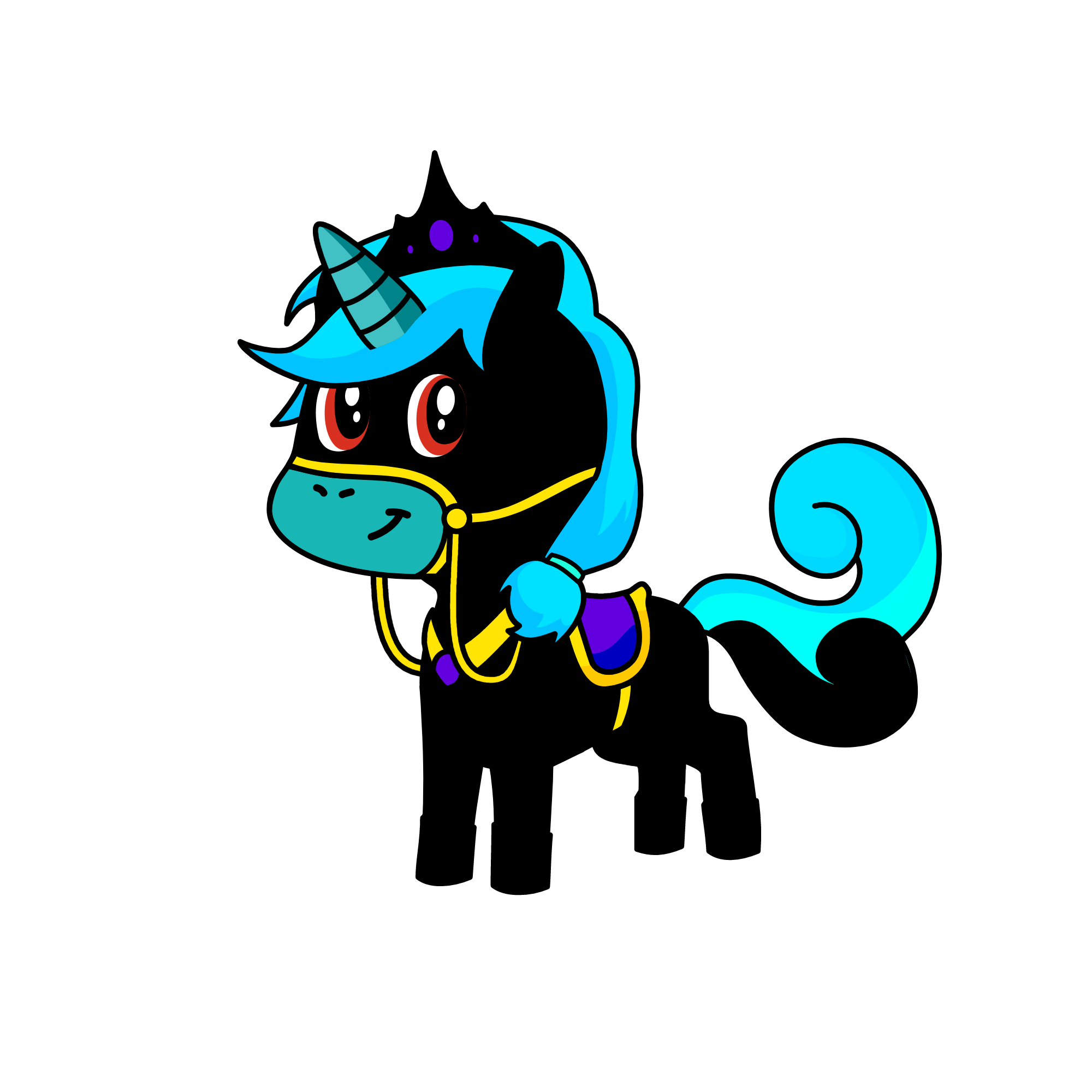 midnight the queen's unicorn, the unicorn