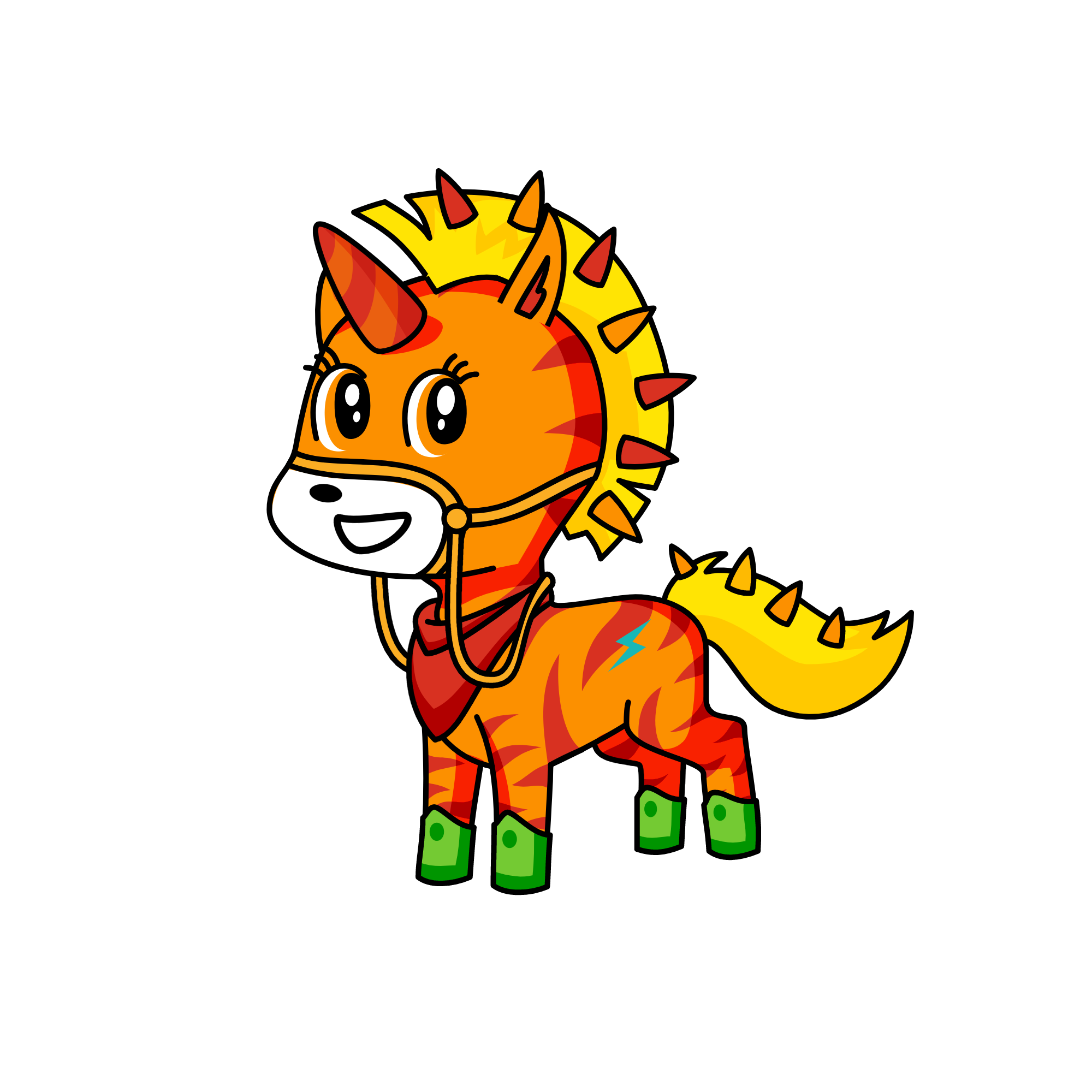 Speedy Zap, the unicorn