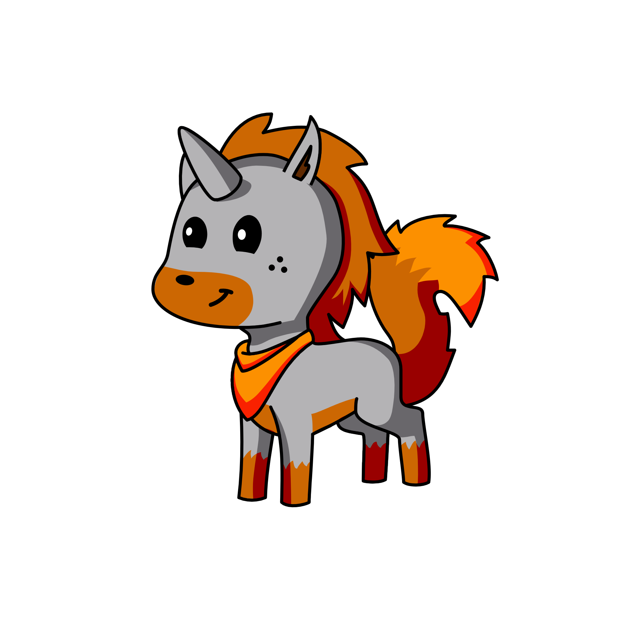 Saki, the unicorn