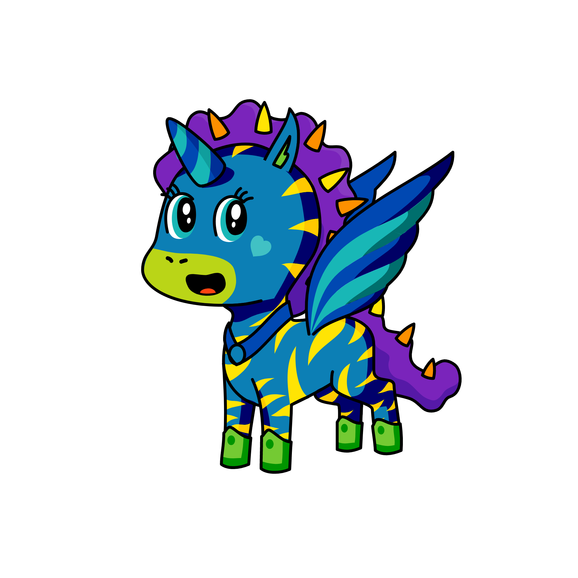 Skystripe, the unicorn