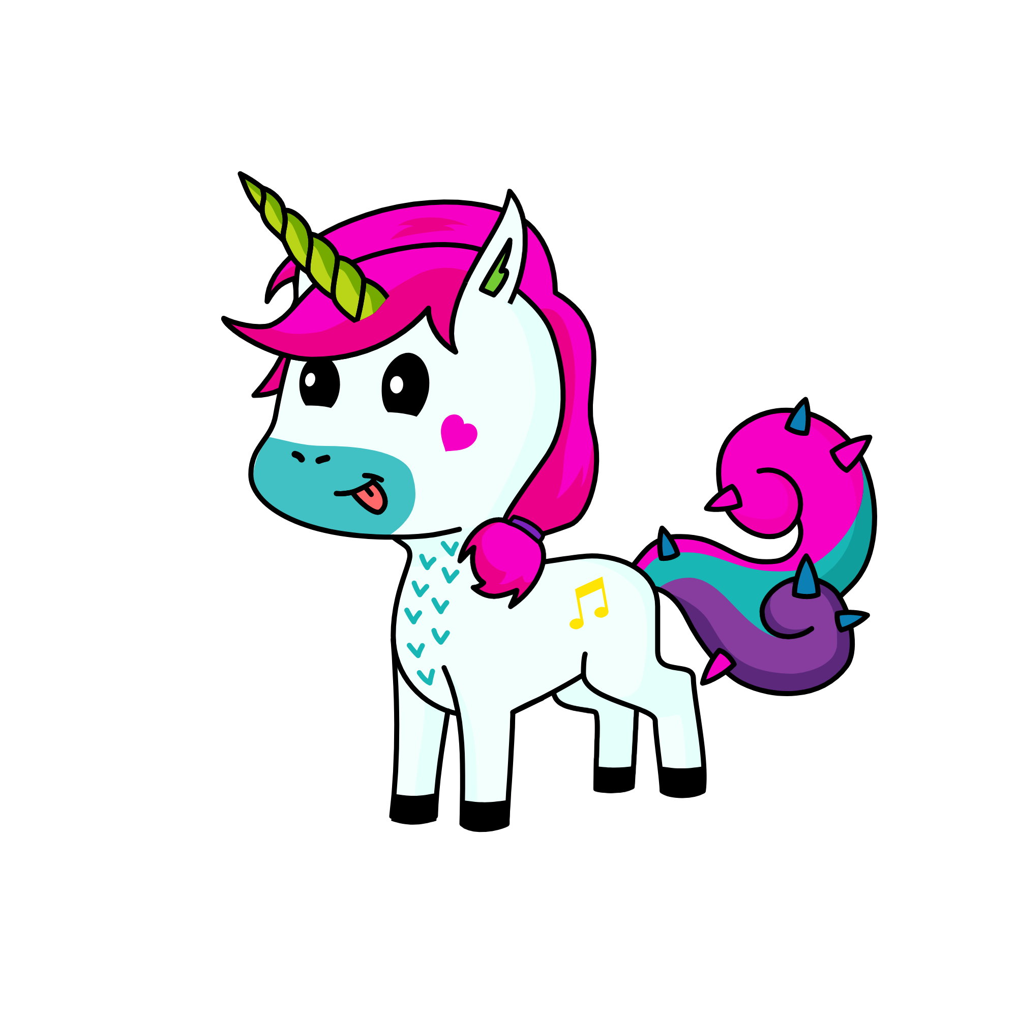 Maya, the unicorn