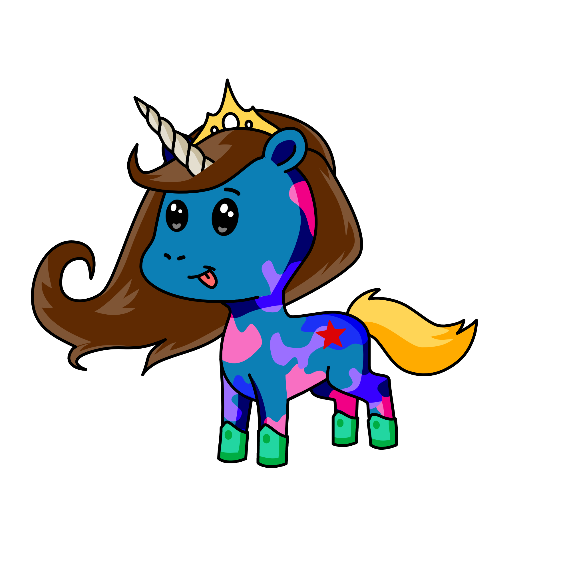 mahi, the unicorn