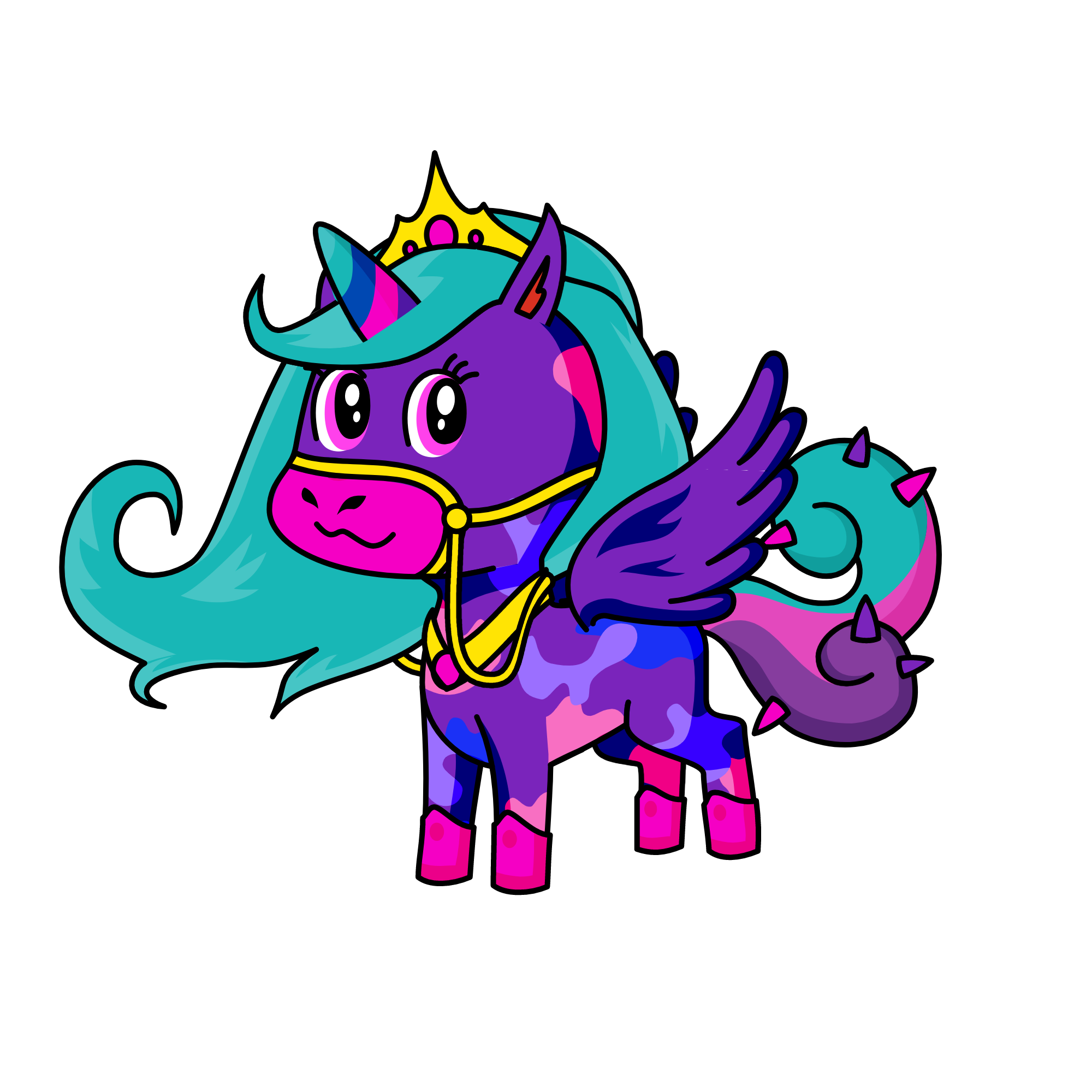 ليلا, the unicorn