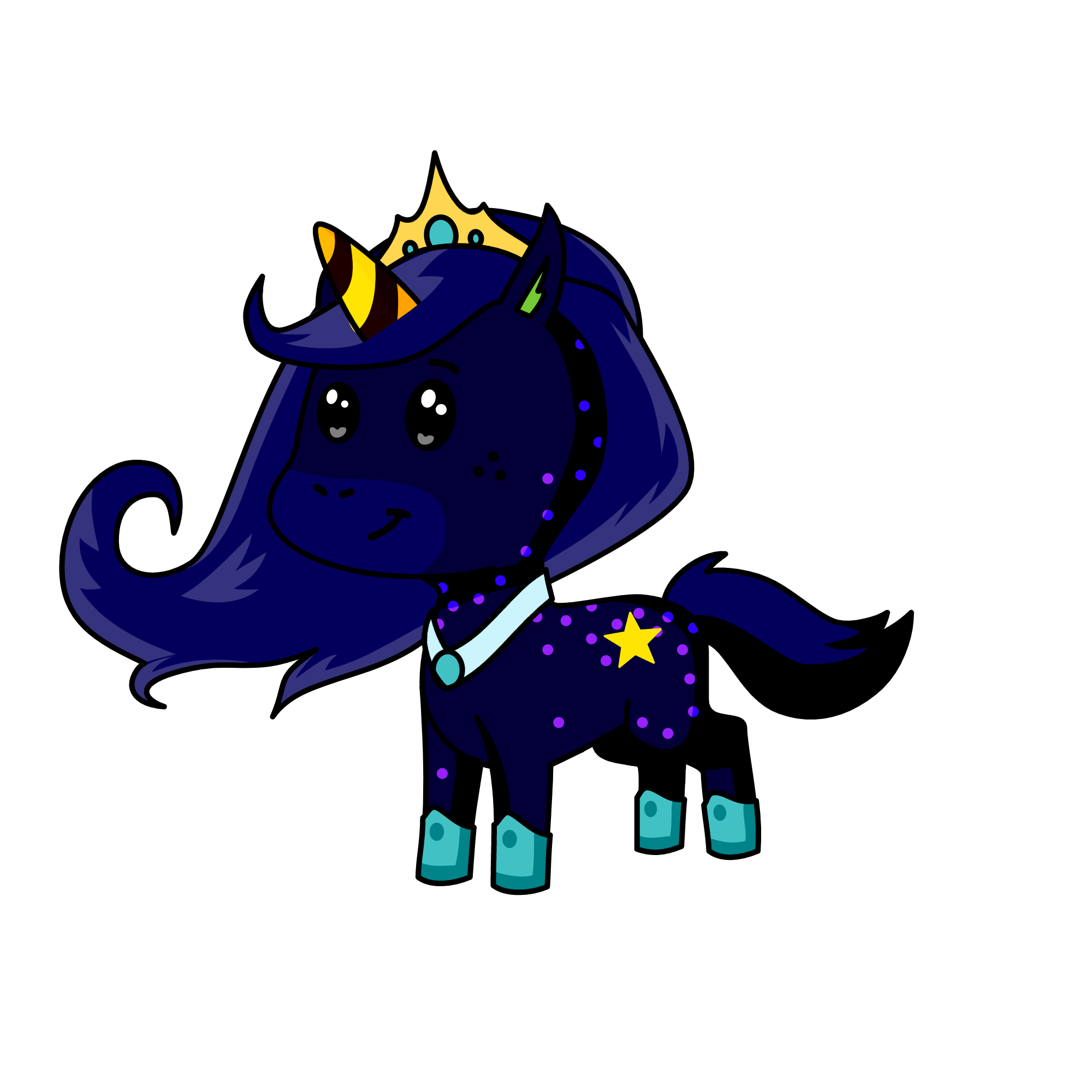 Princess Moonlight, the unicorn