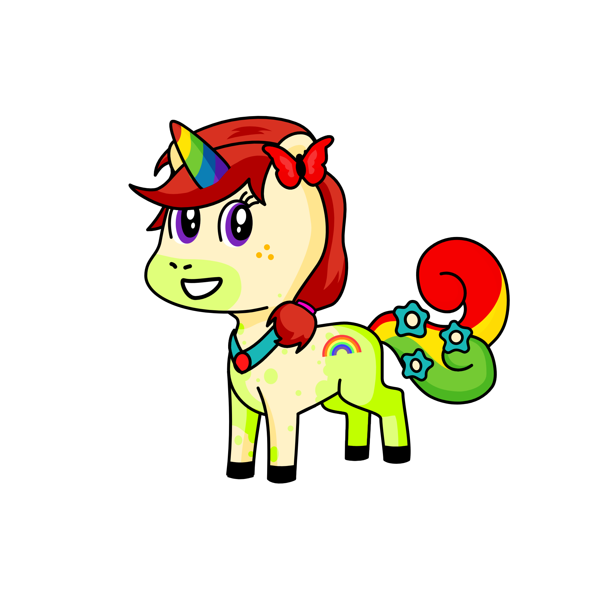 rainbow, the unicorn