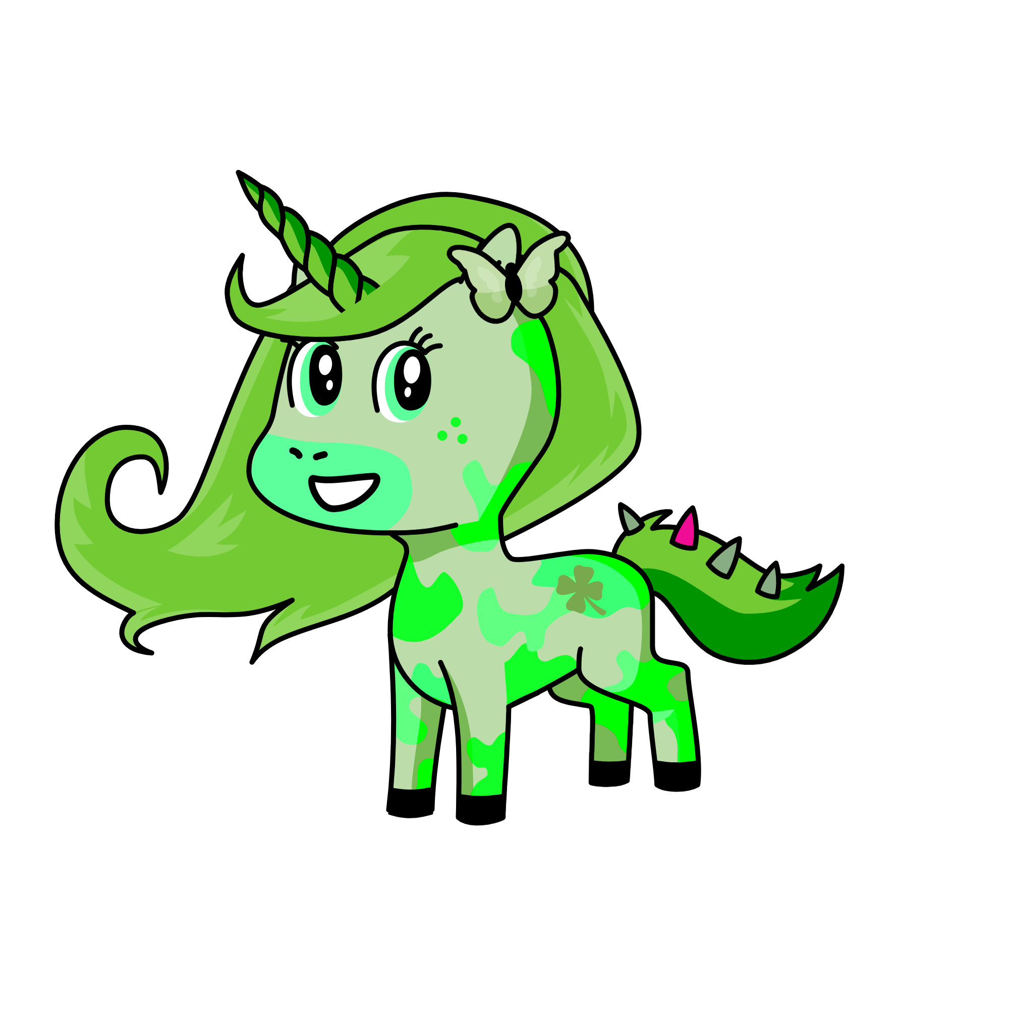 clover, the unicorn