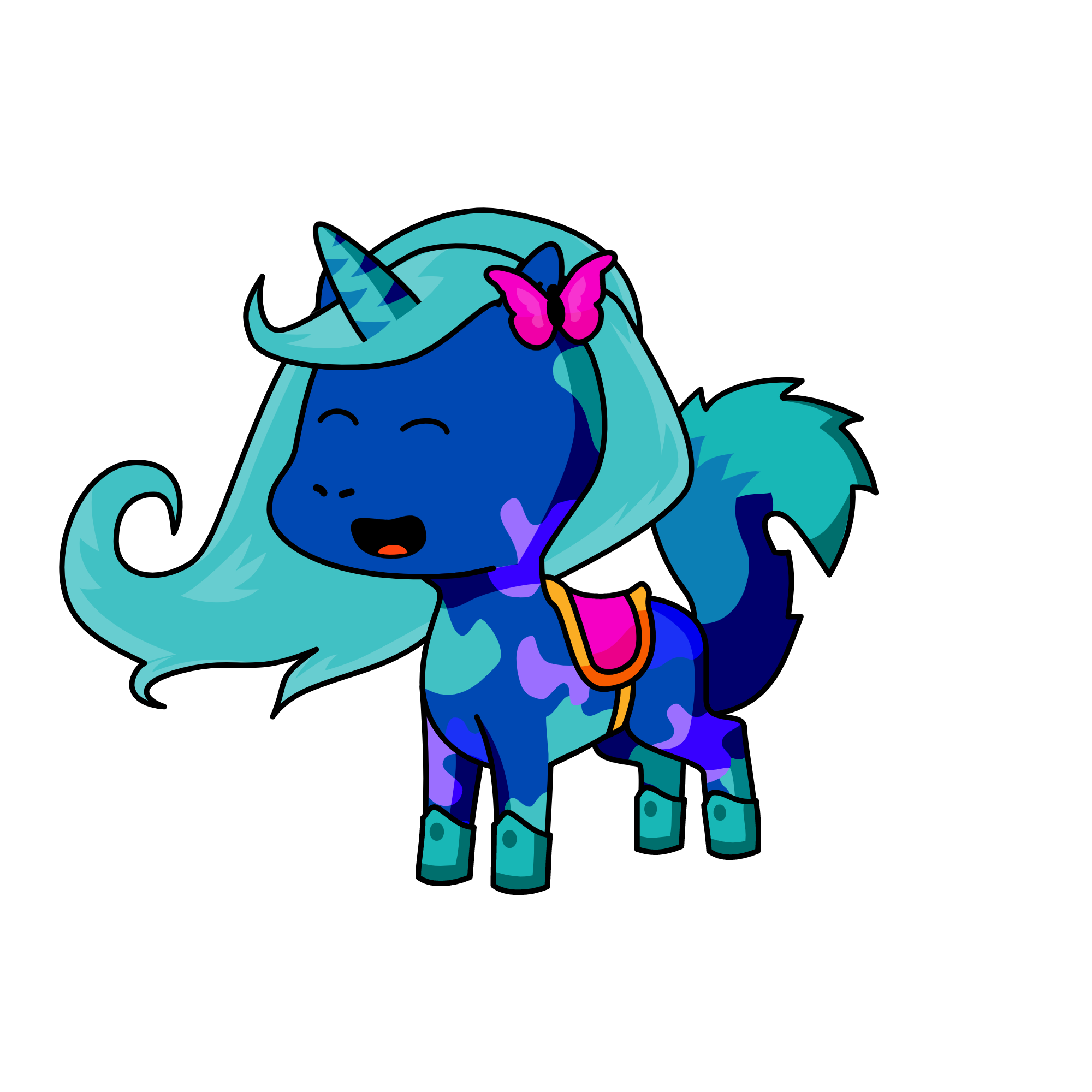 Galaxy, the unicorn
