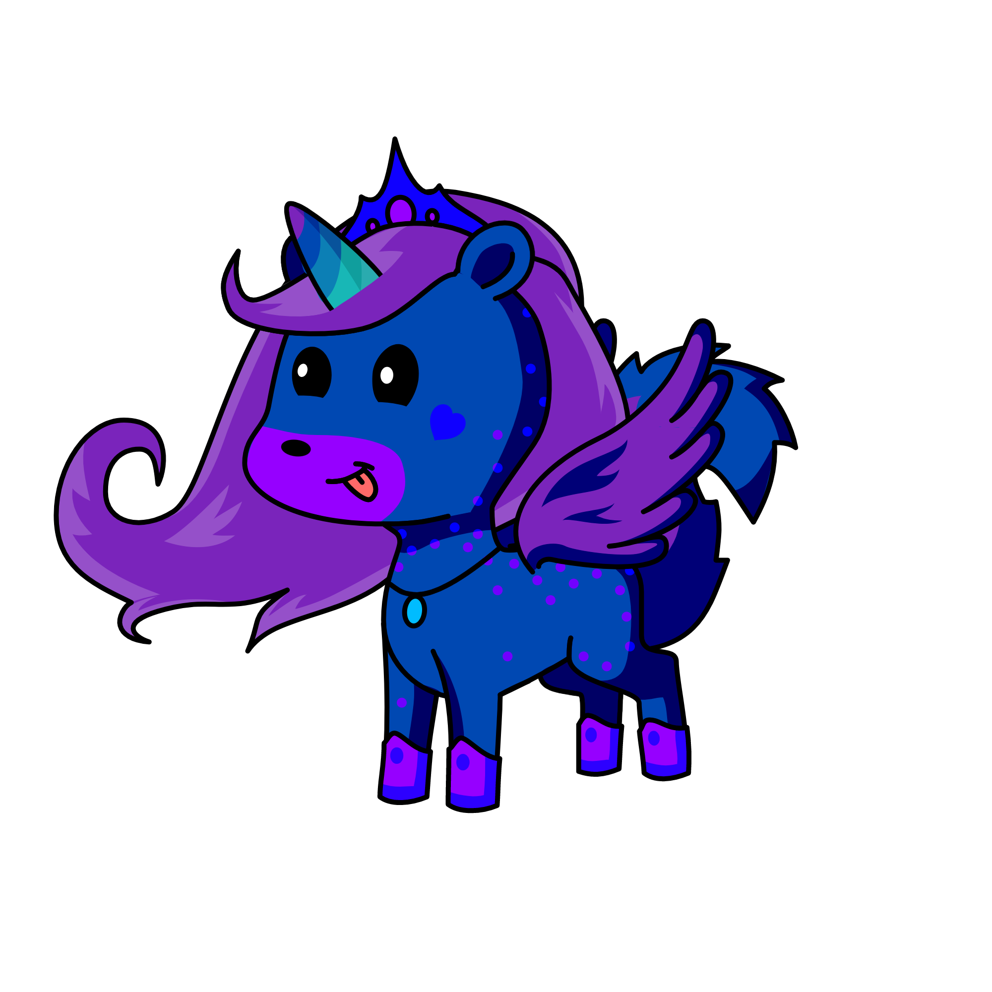 Midnight, the unicorn