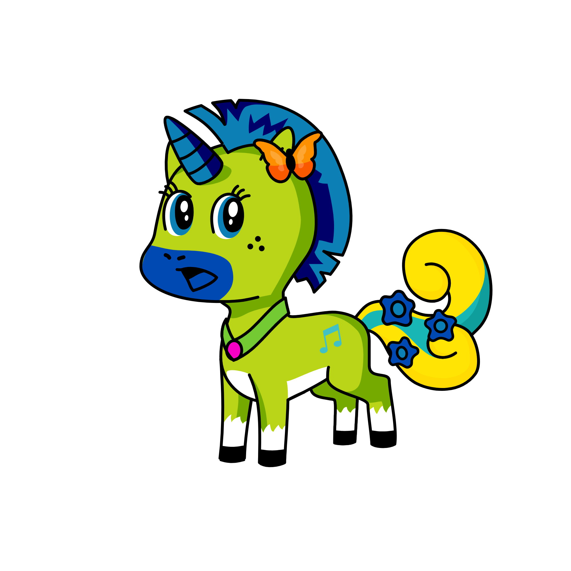 moon, the unicorn