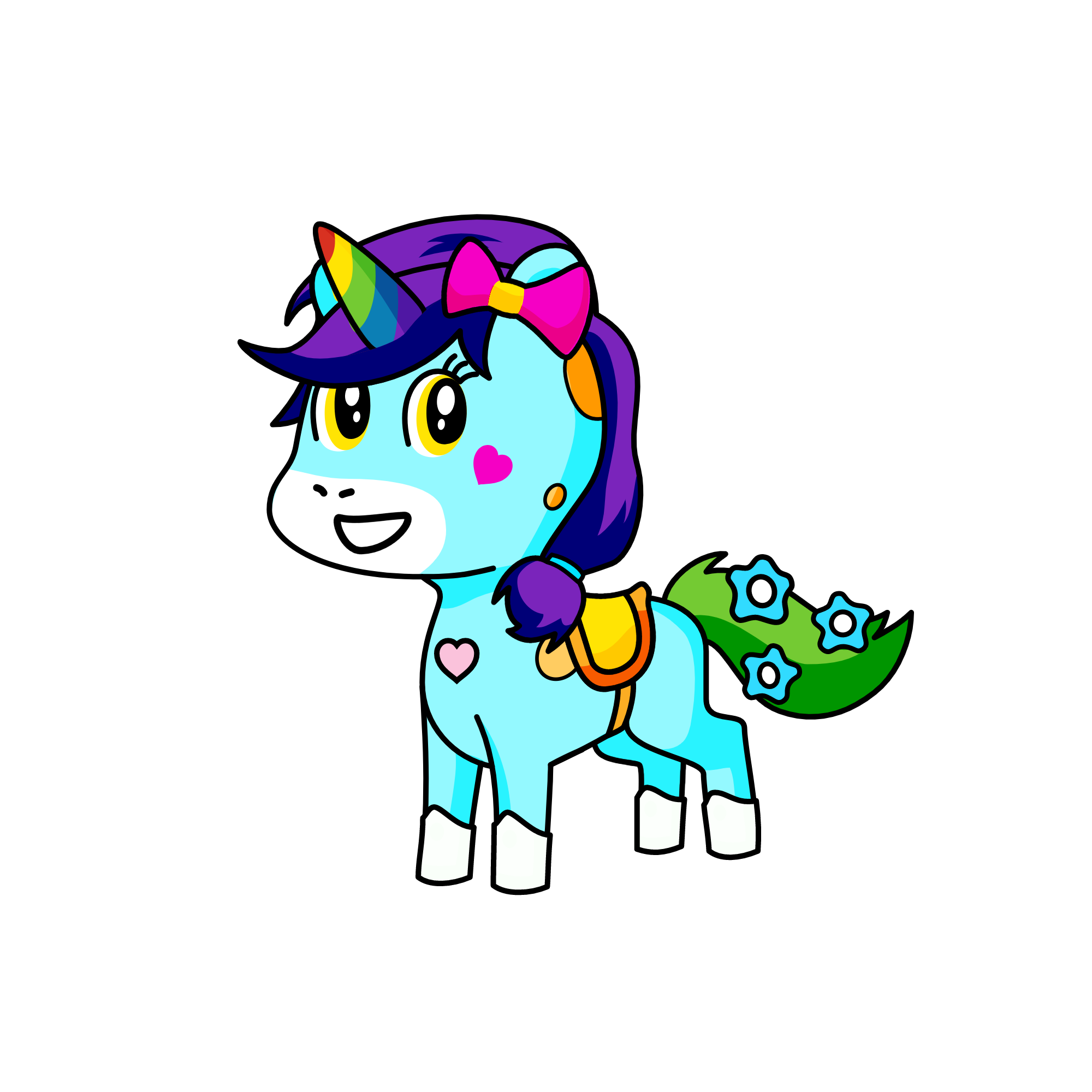 Dazzle!, the unicorn